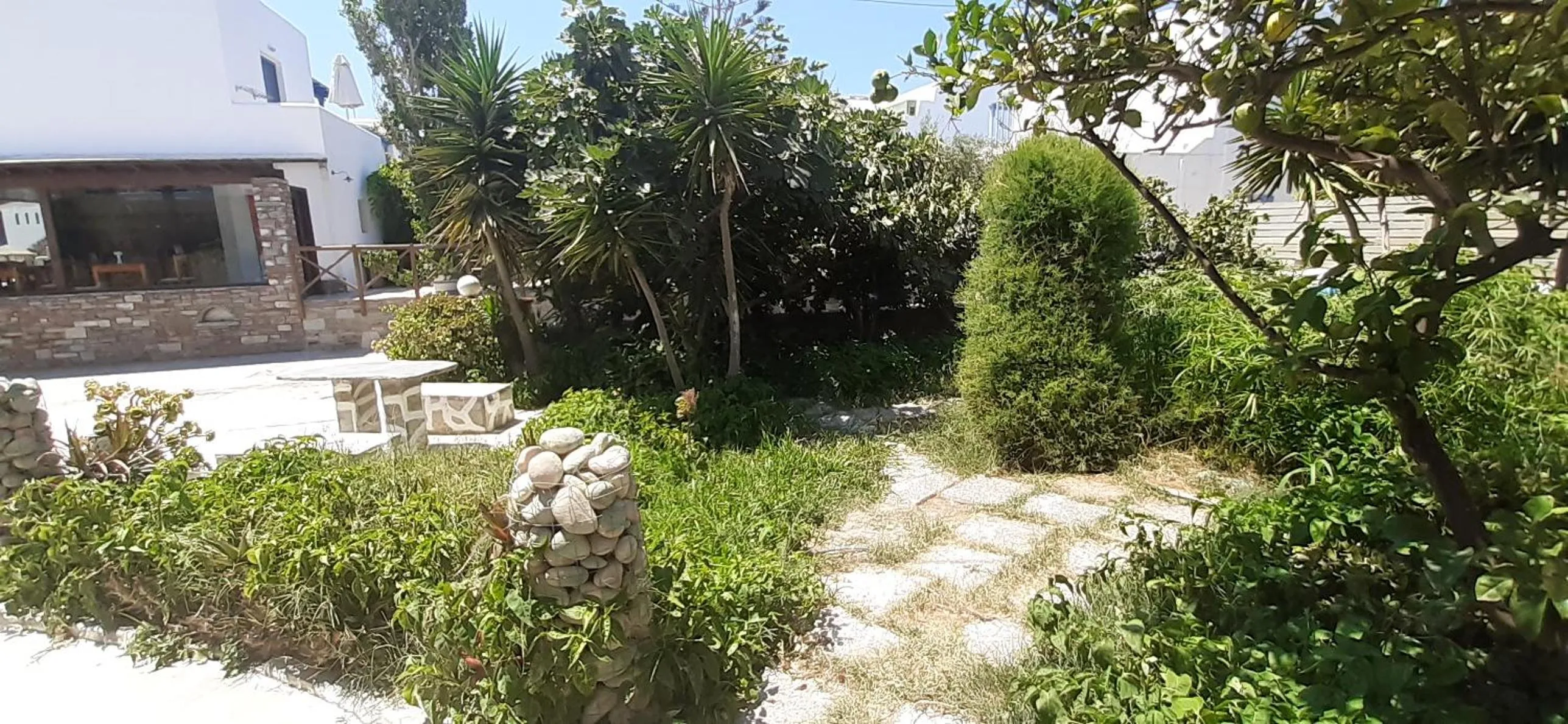 Garden in Ioanna Apartments