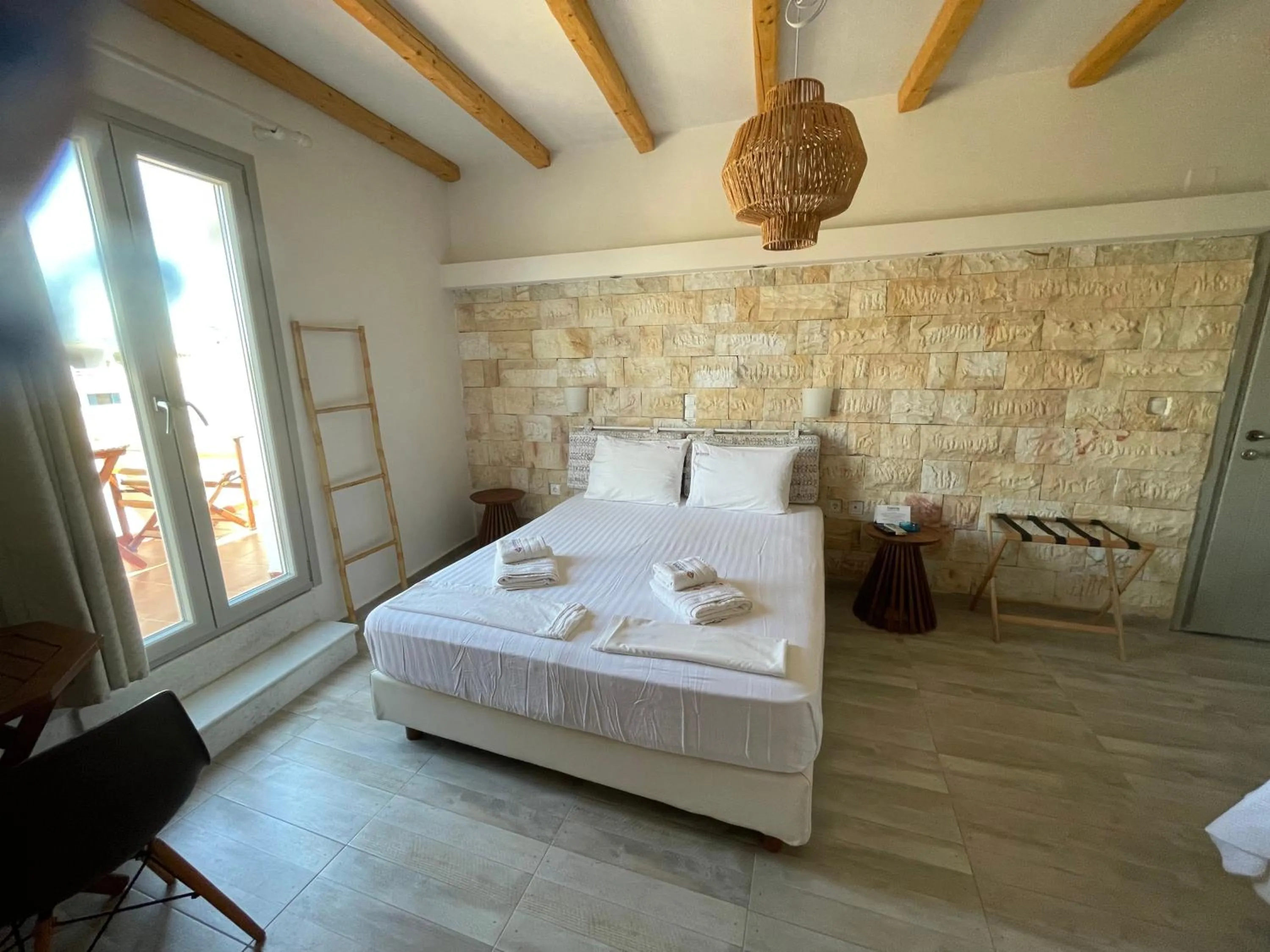 Bed in Ioanna Apartments