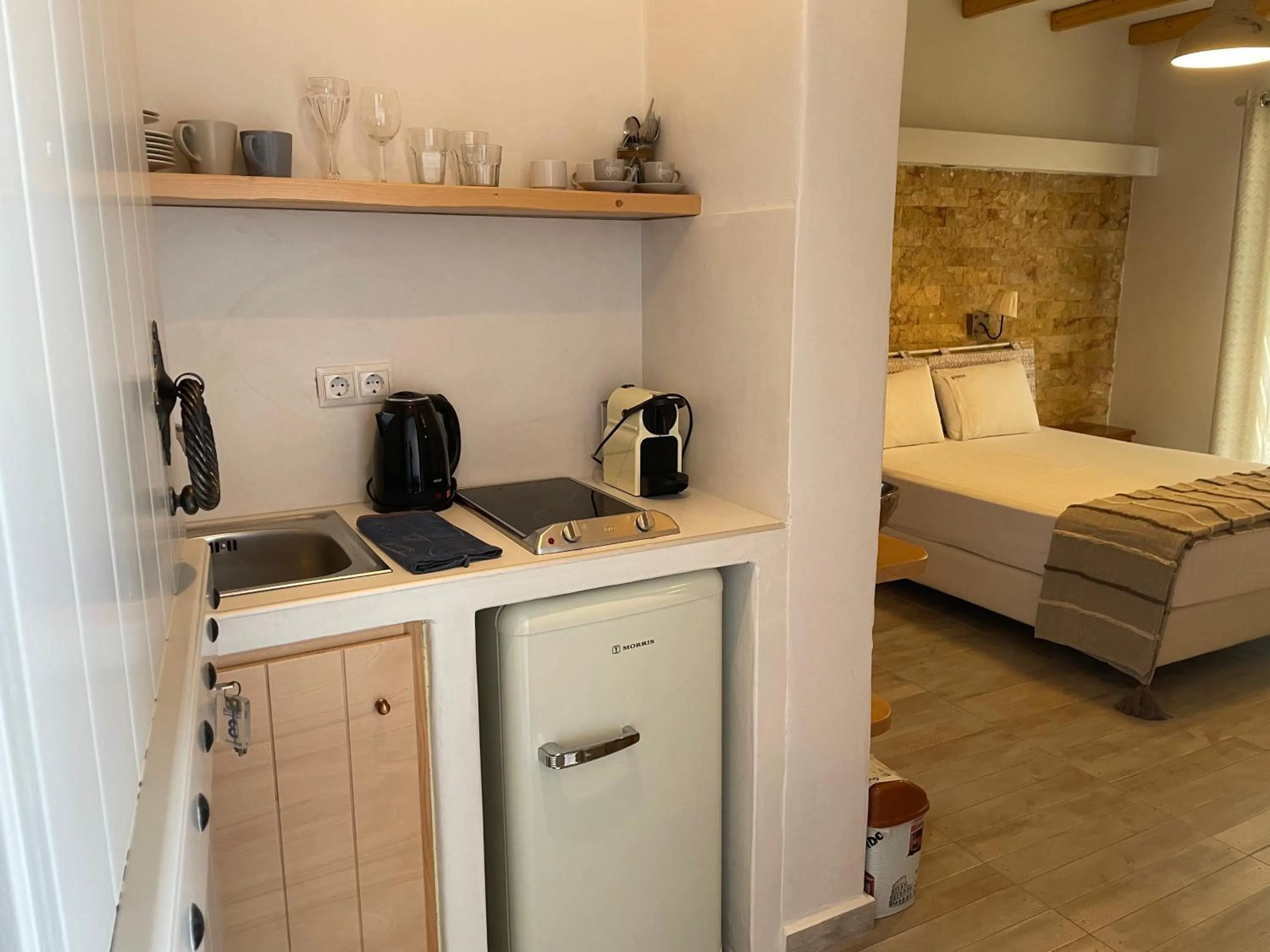 Bed in Ioanna Apartments