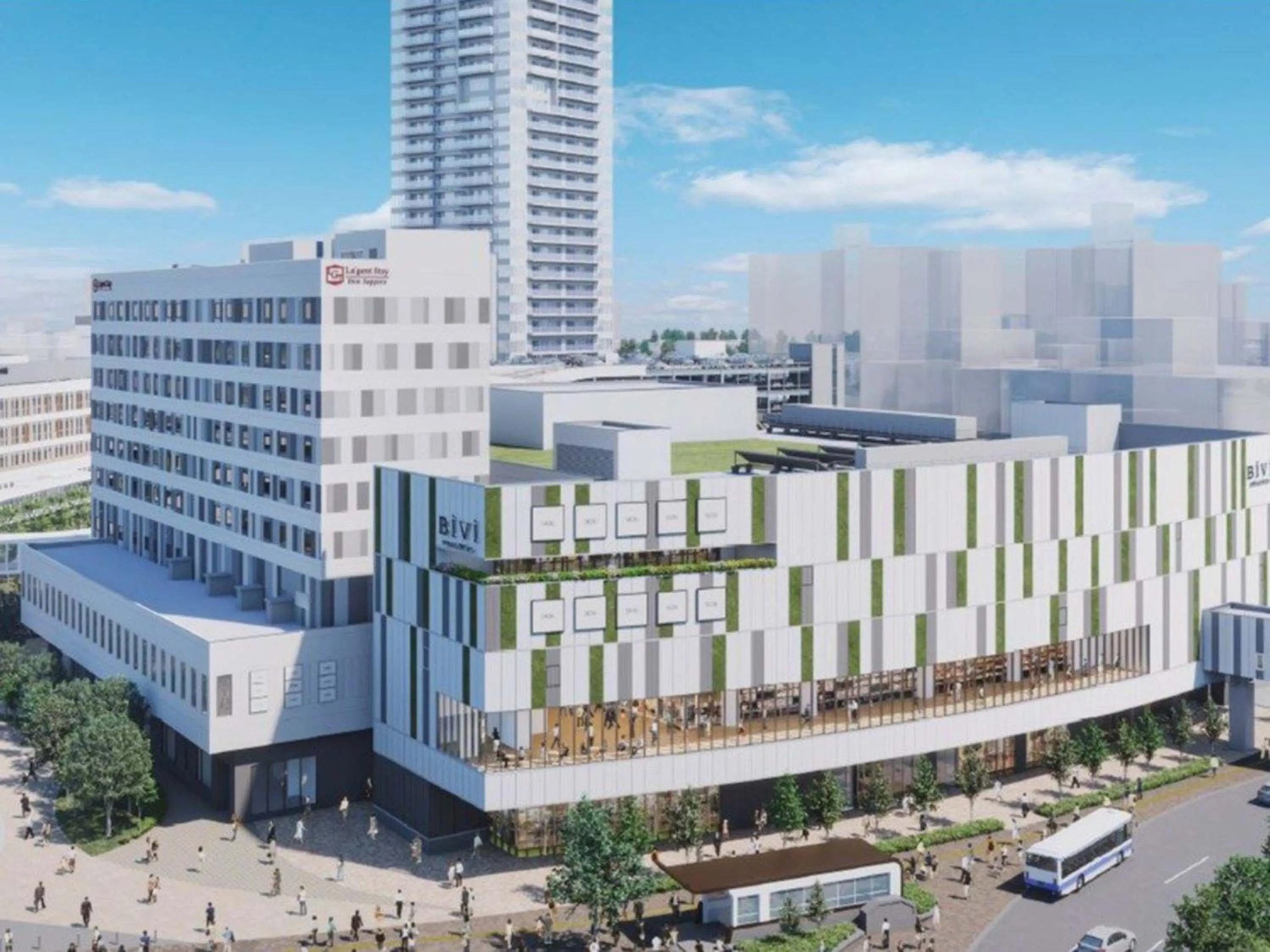 Property building in La'gent Stay Shin Sapporo