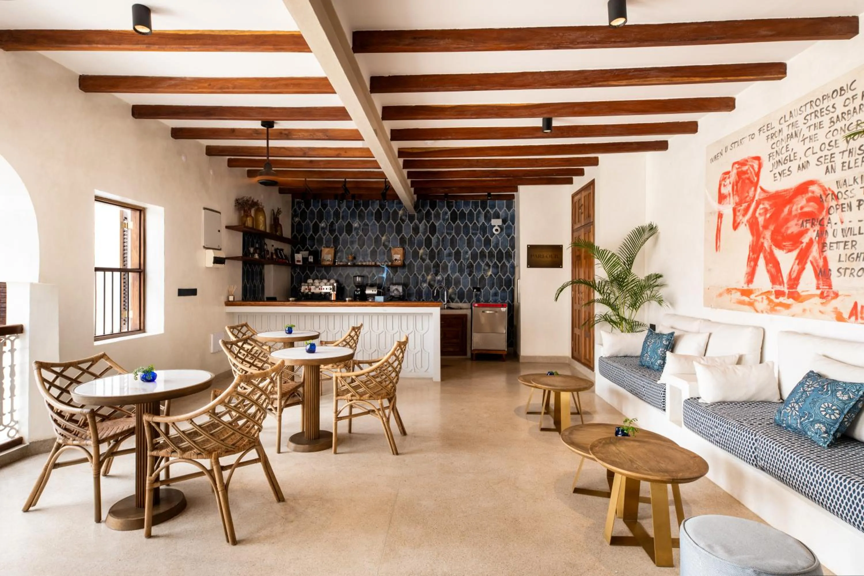 Restaurant/places to eat in The Neela Boutique Hotel Stone Town