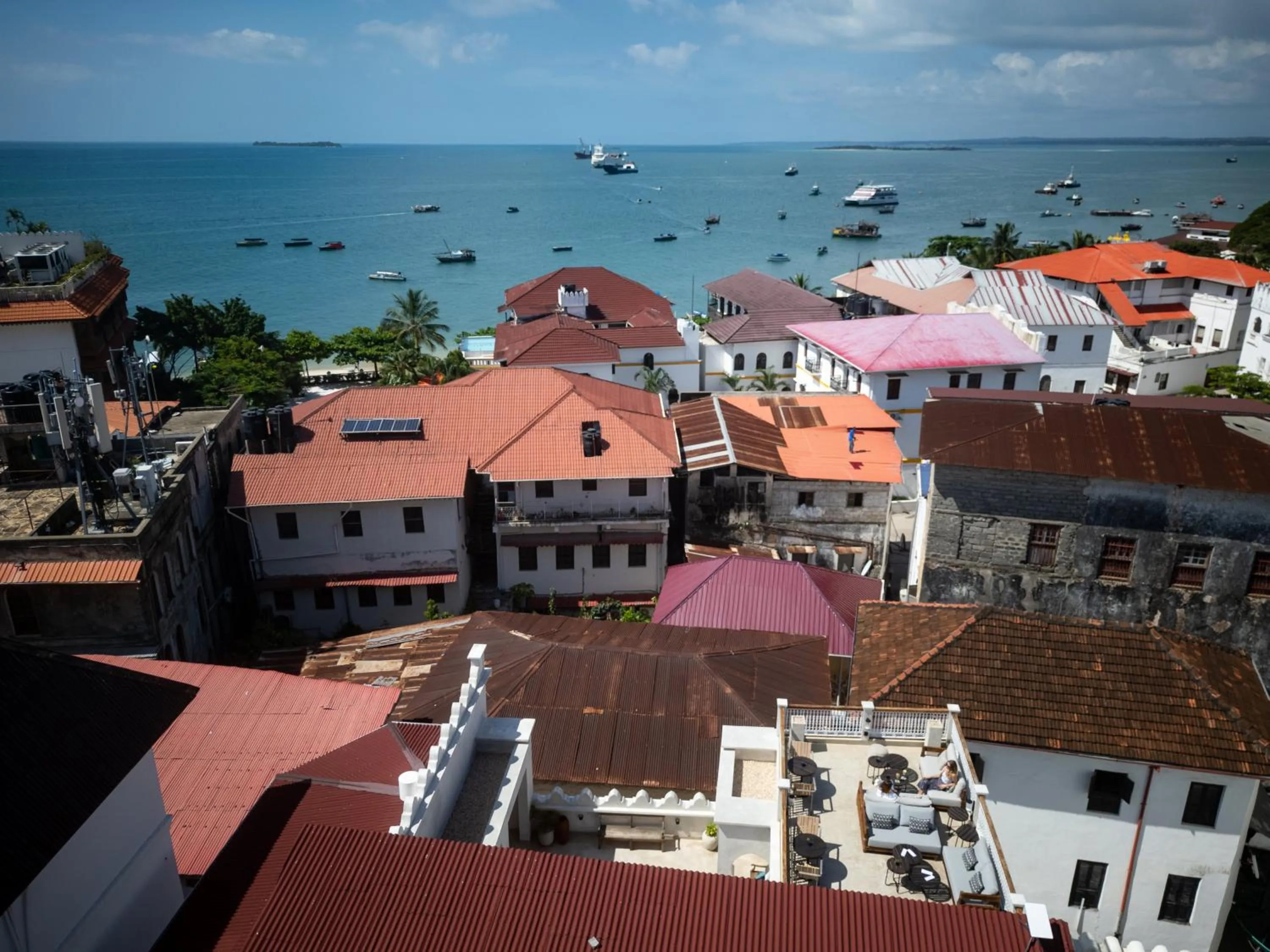 Bird's eye view in The Neela Boutique Hotel Stone Town