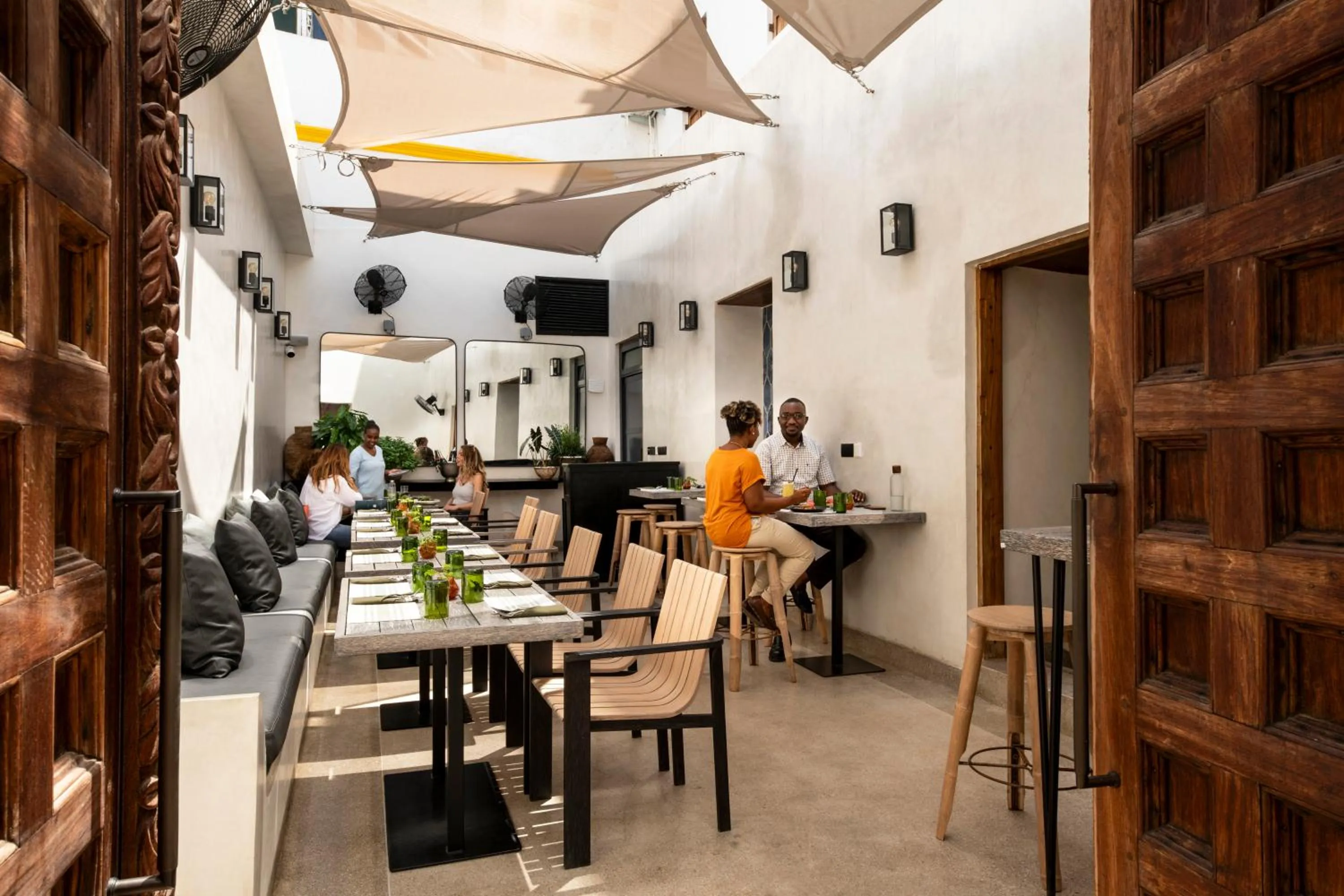 Restaurant/places to eat in The Neela Boutique Hotel Stone Town