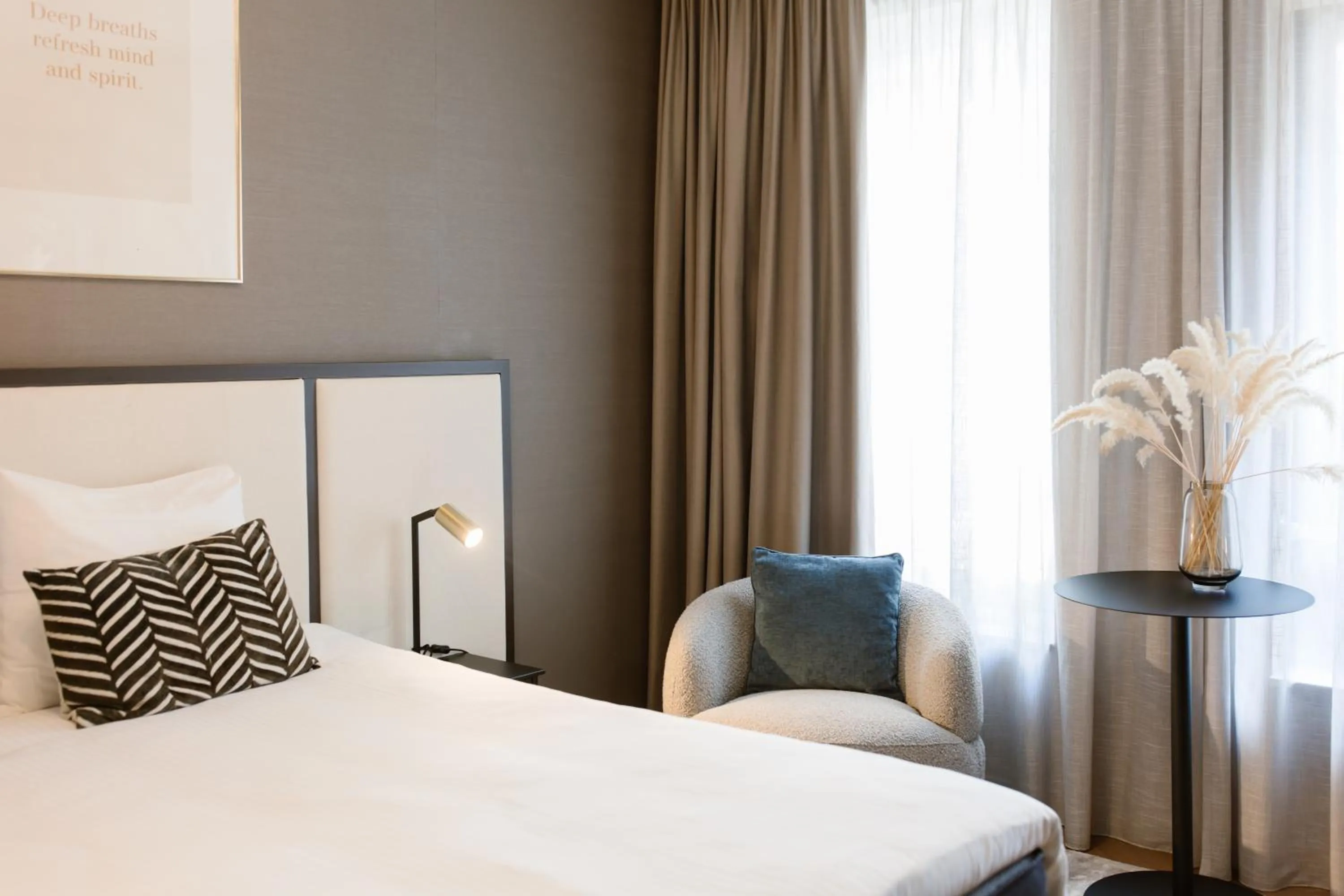 Bedroom, Bed in Breathe Boutique Hotel