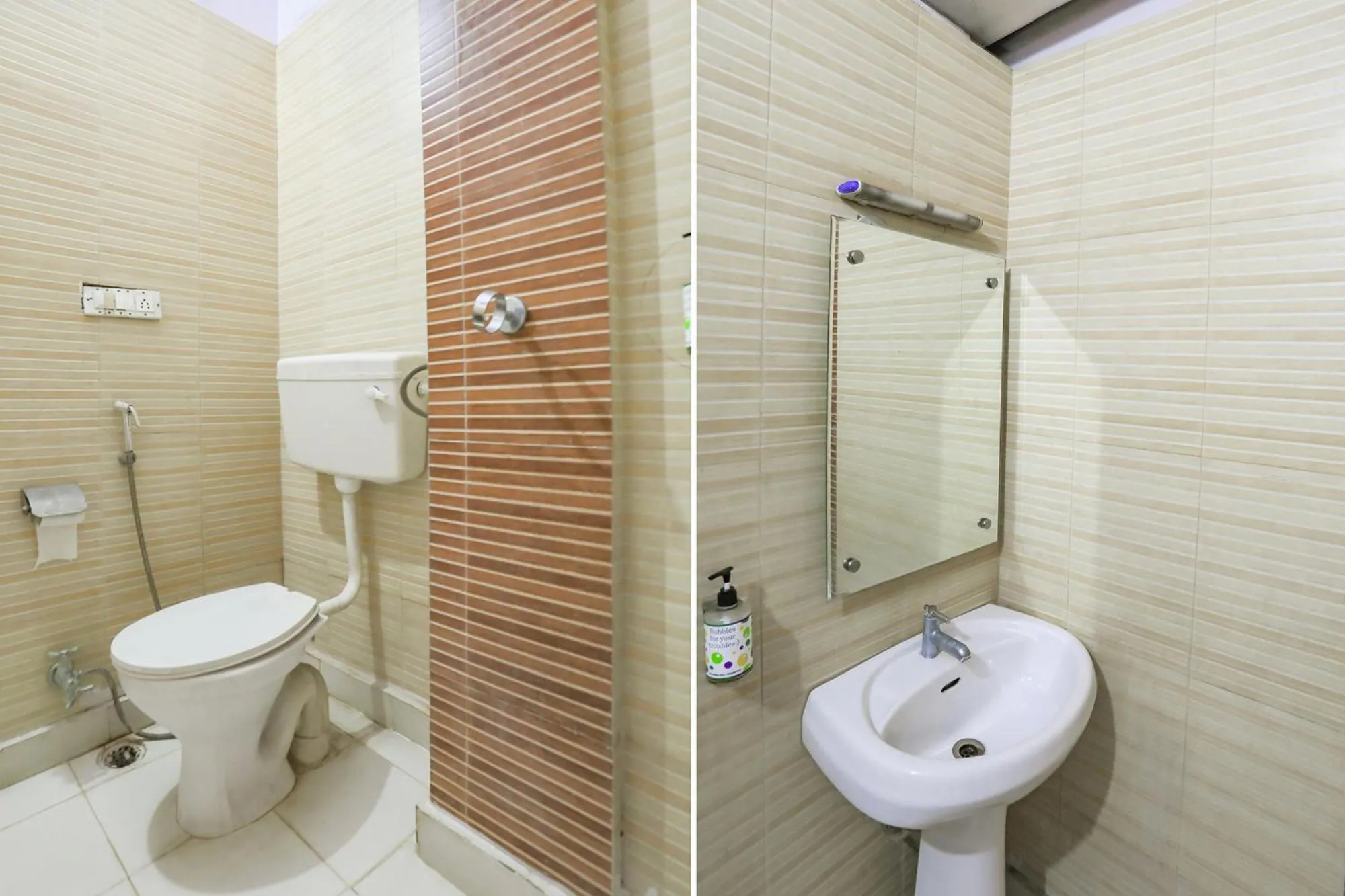 Toilet in FabHotel DPS International