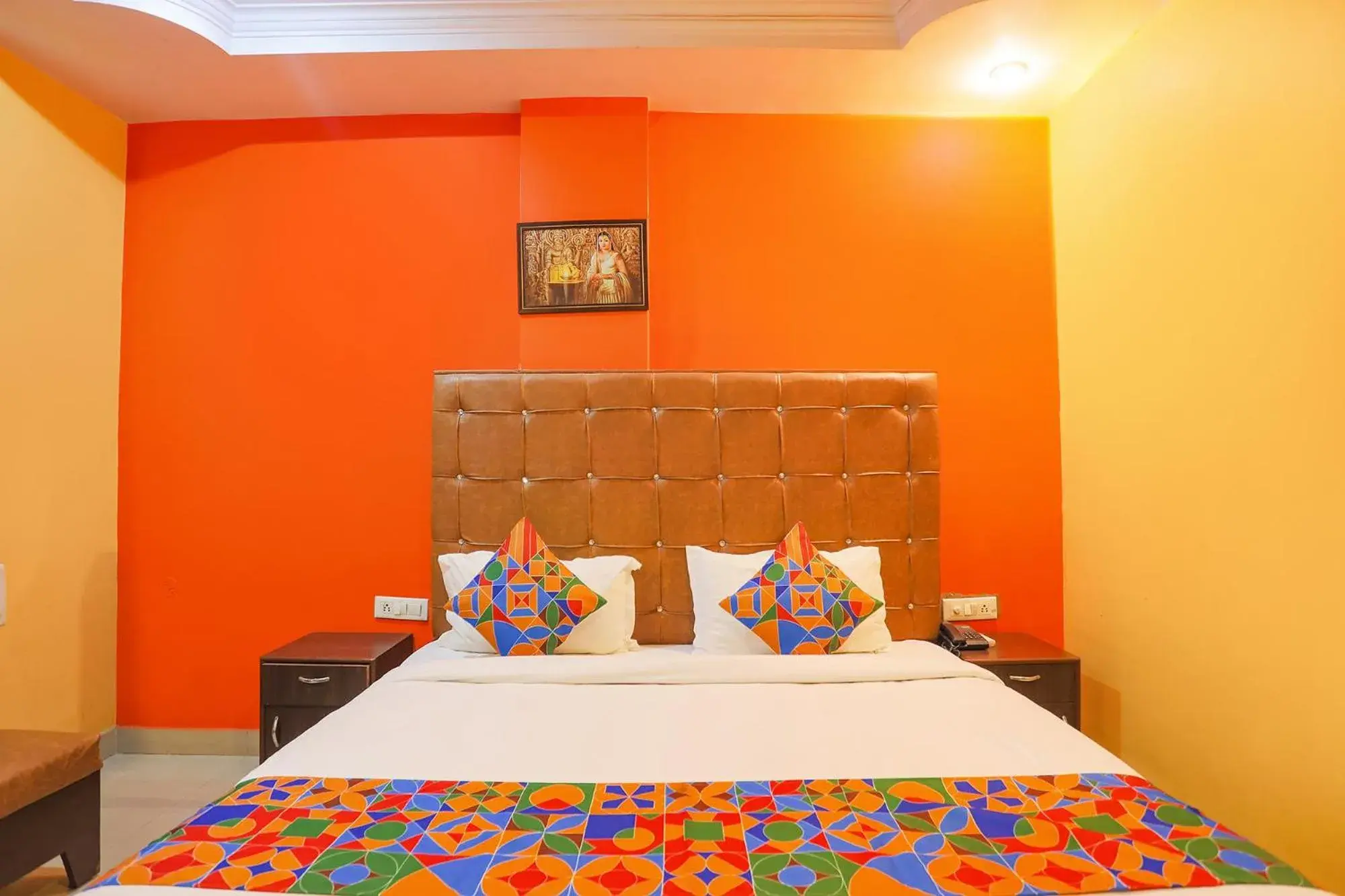 Lobby or reception, Bed in FabHotel DPS International Lobby or reception, Bed in FabHotel DPS International