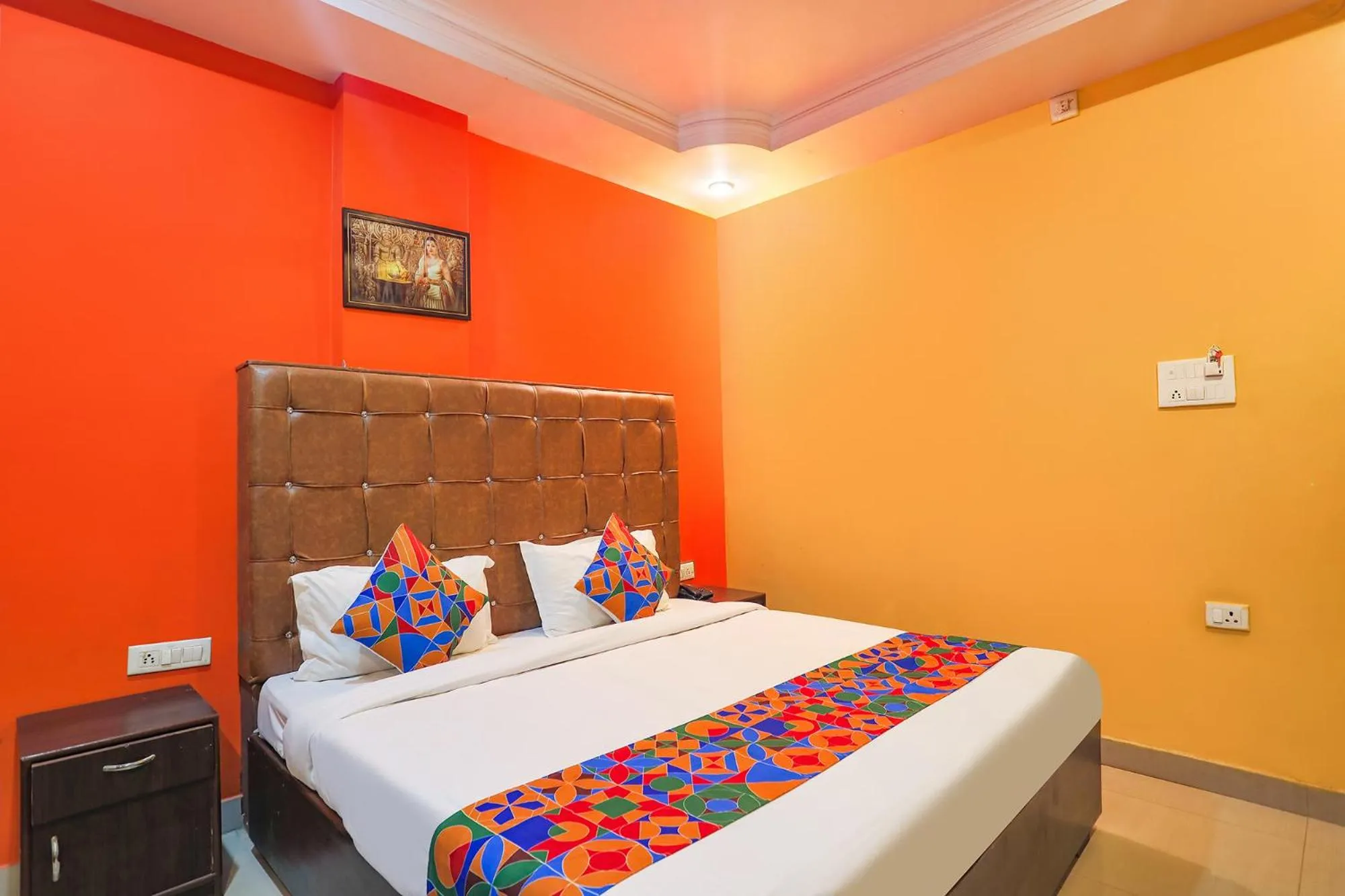 Bedroom, Bed in FabHotel DPS International