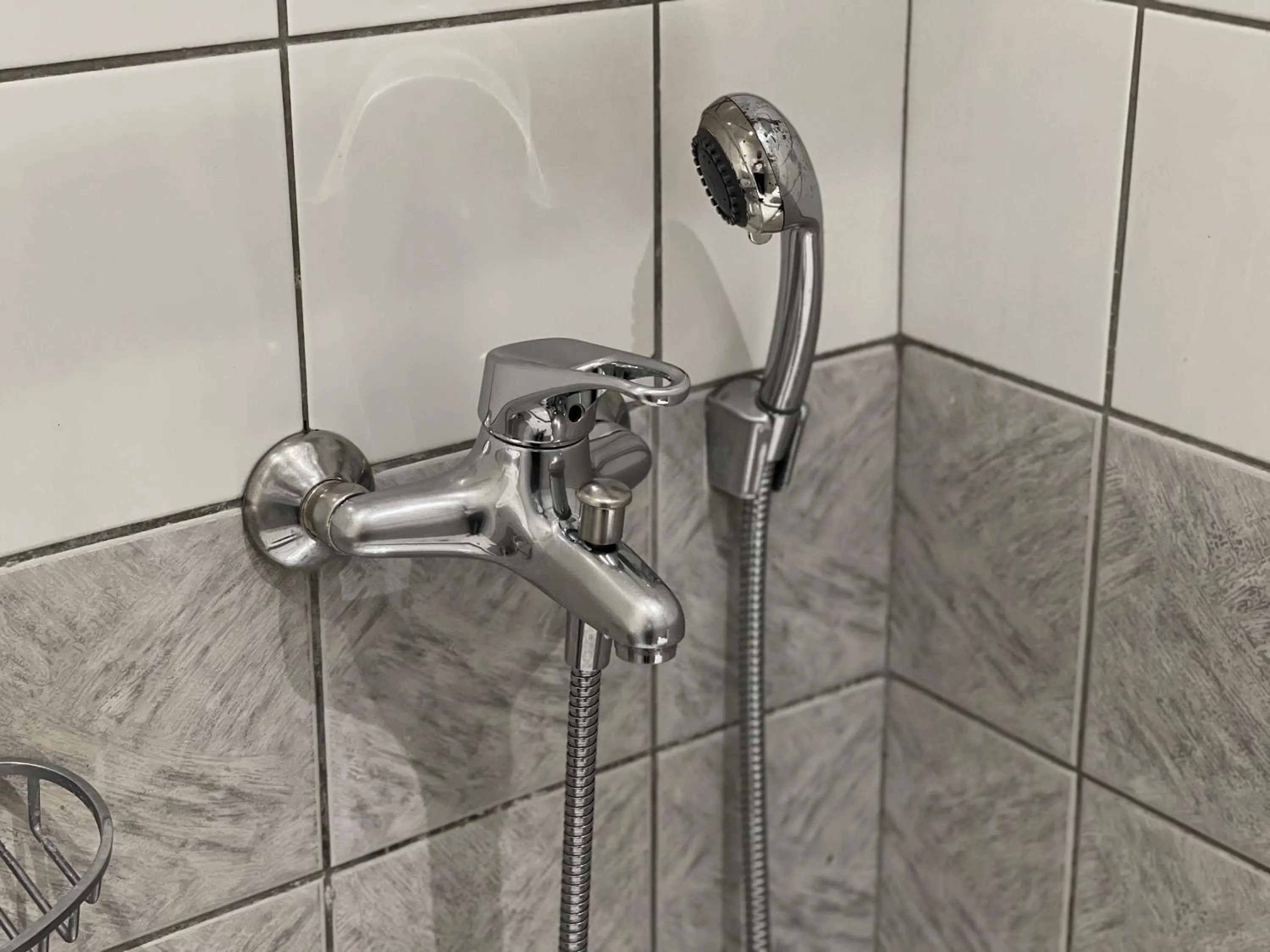 Shower in Platon Hotel