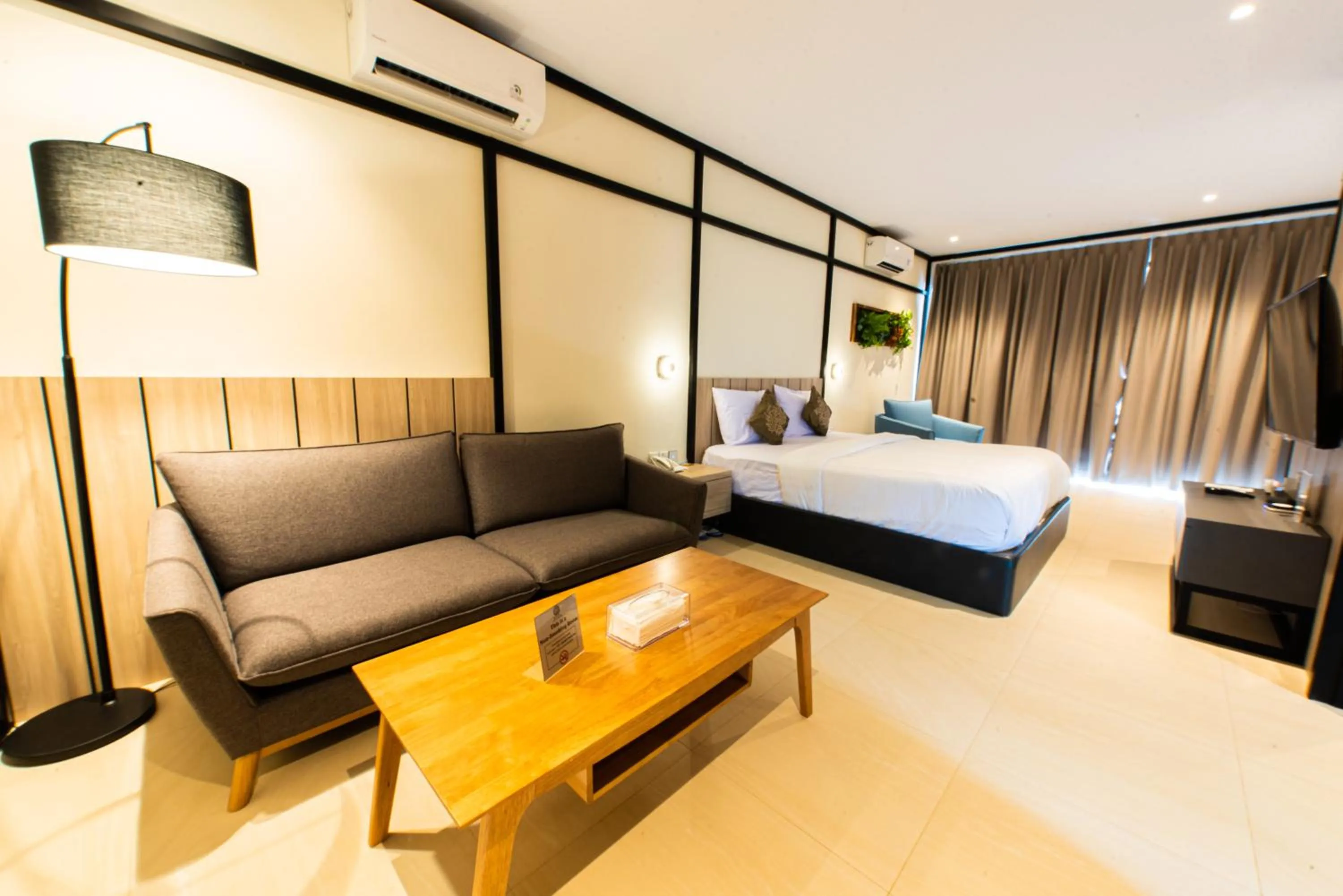Living room, Bed in Woda Villa & Spa