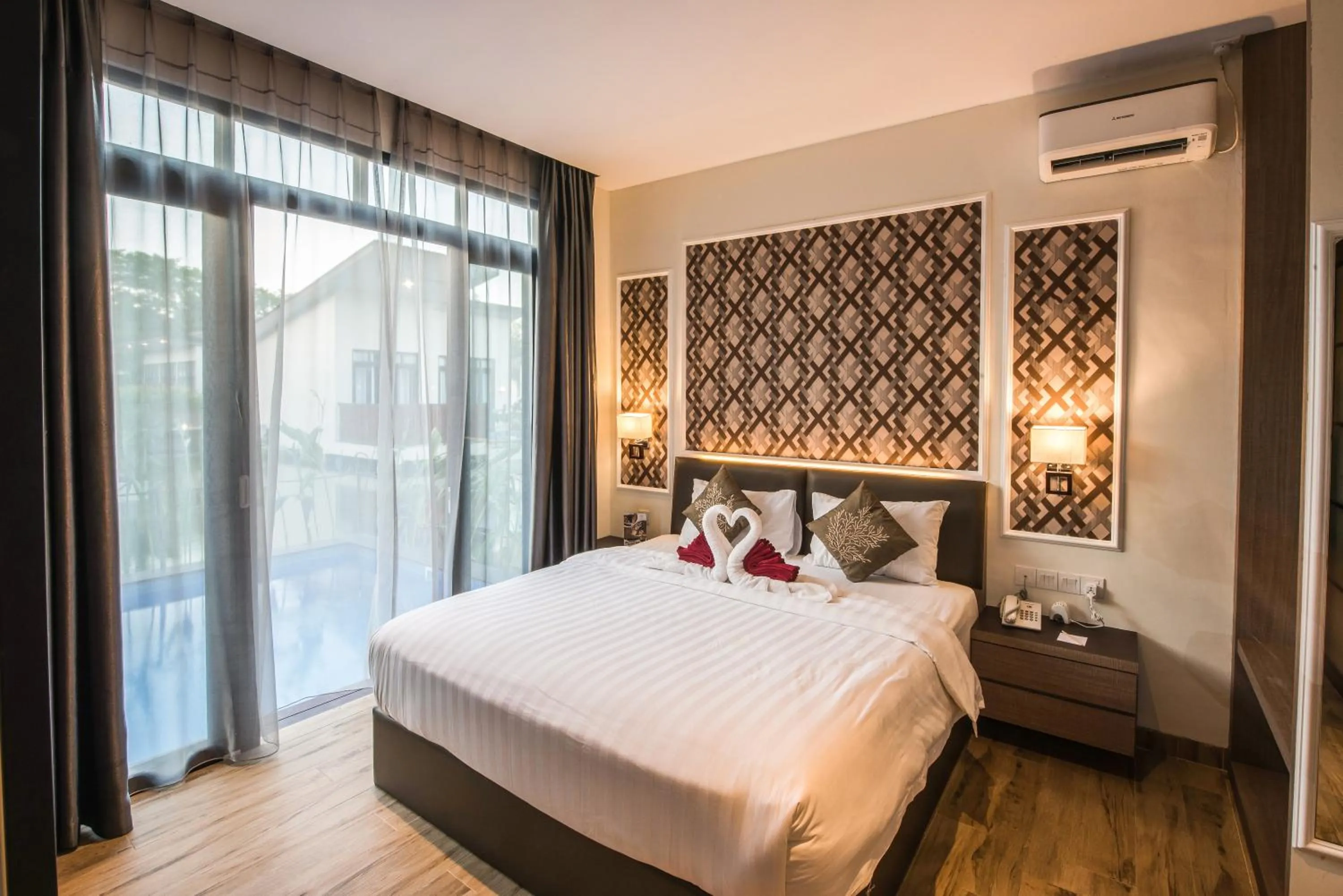 Bedroom, Bed in Woda Villa & Spa