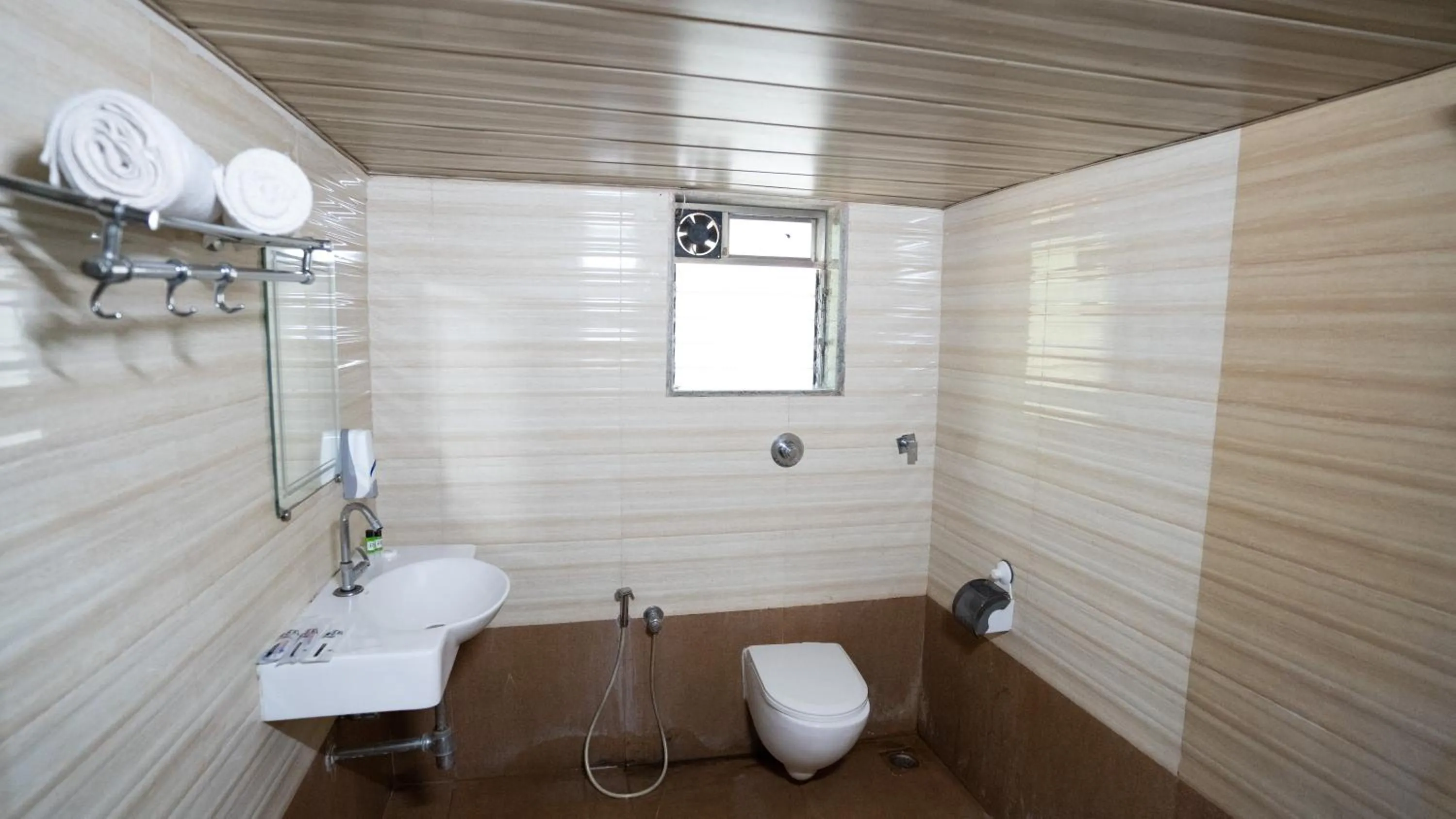 Bathroom in Ruturaj Inn Alibag