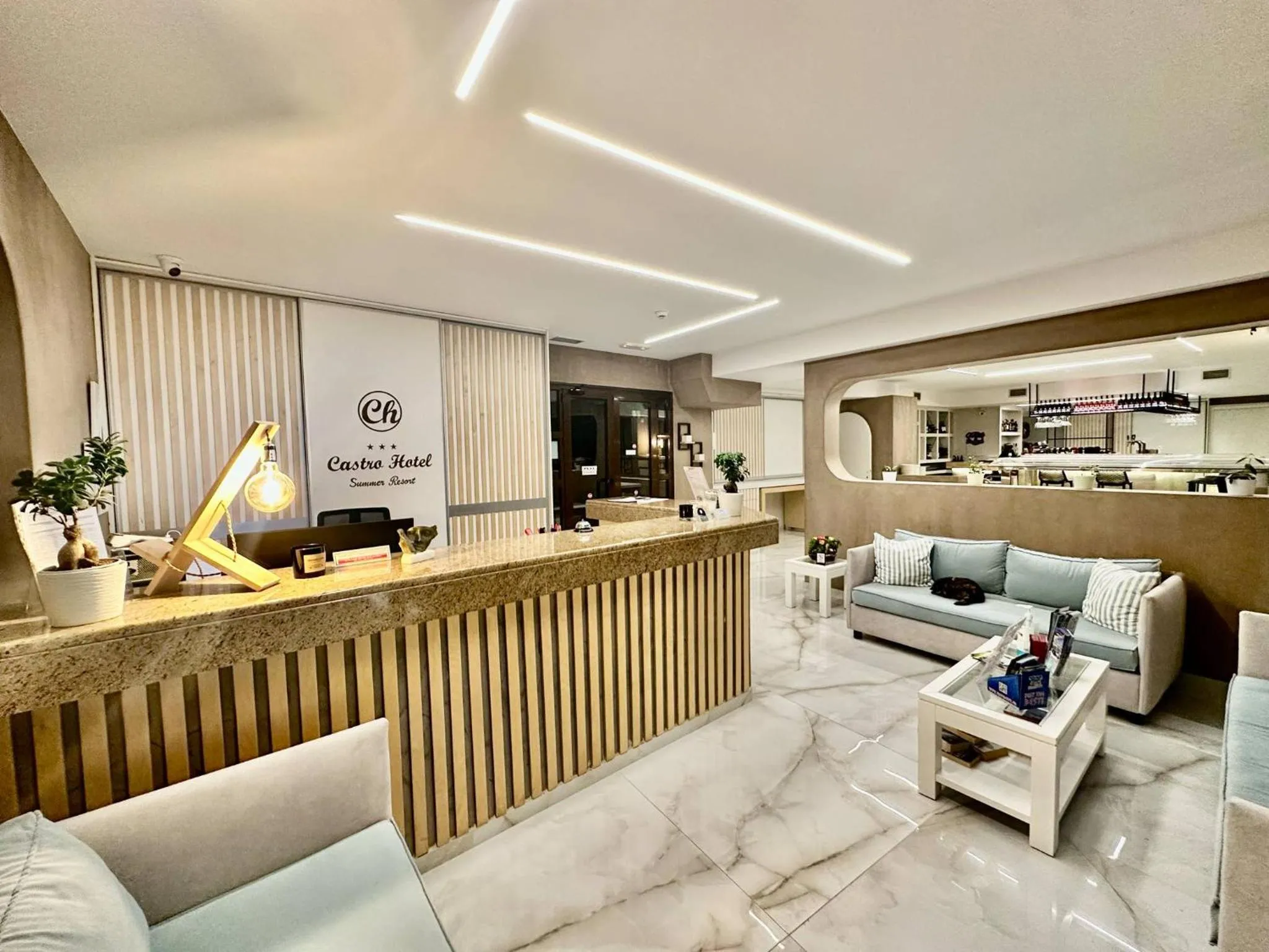 Living room in Castro Hotel