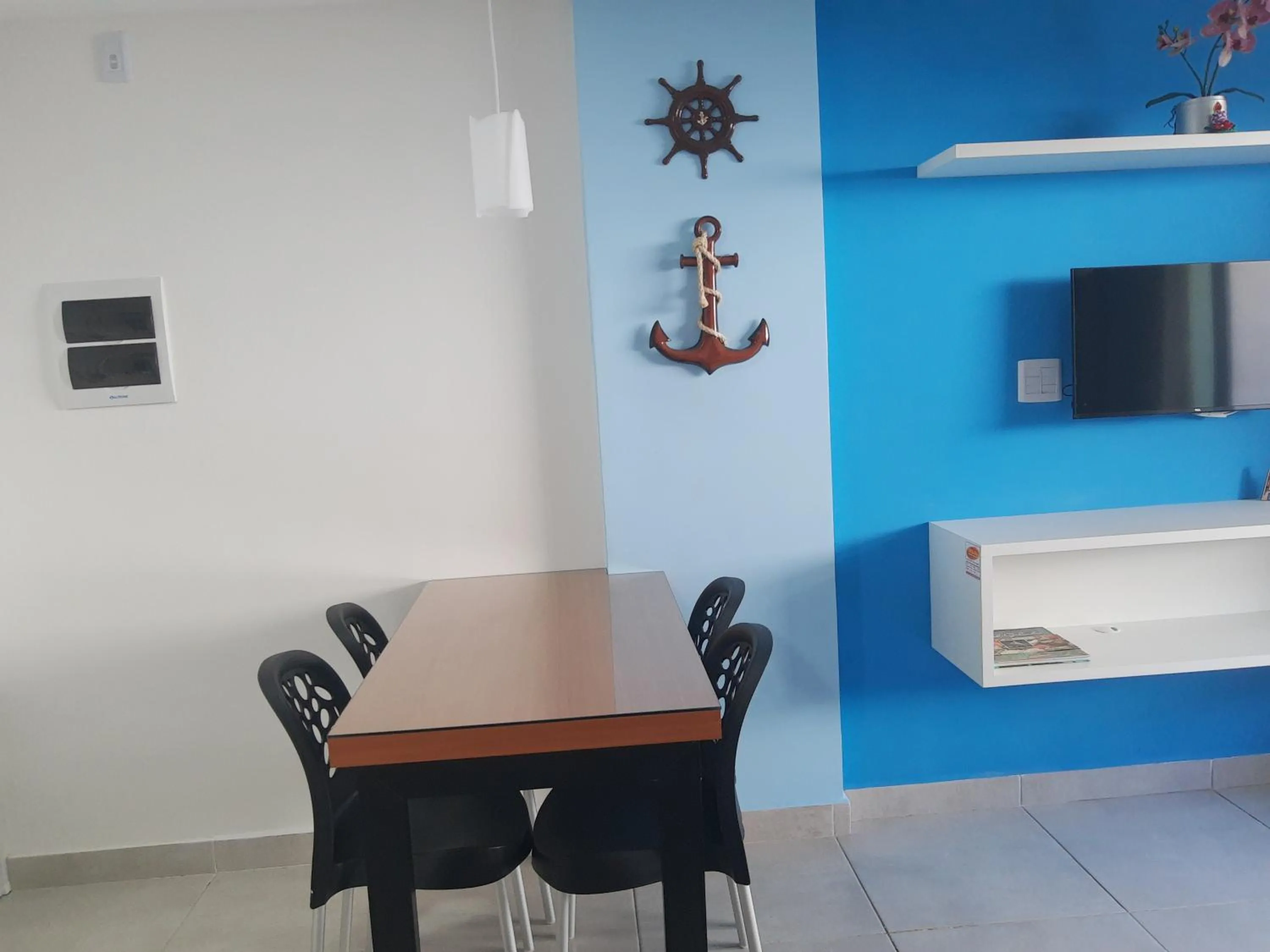 TV and multimedia in No centro de Porto de Galinhas Praia Flats Temporada - Porto Blue 03