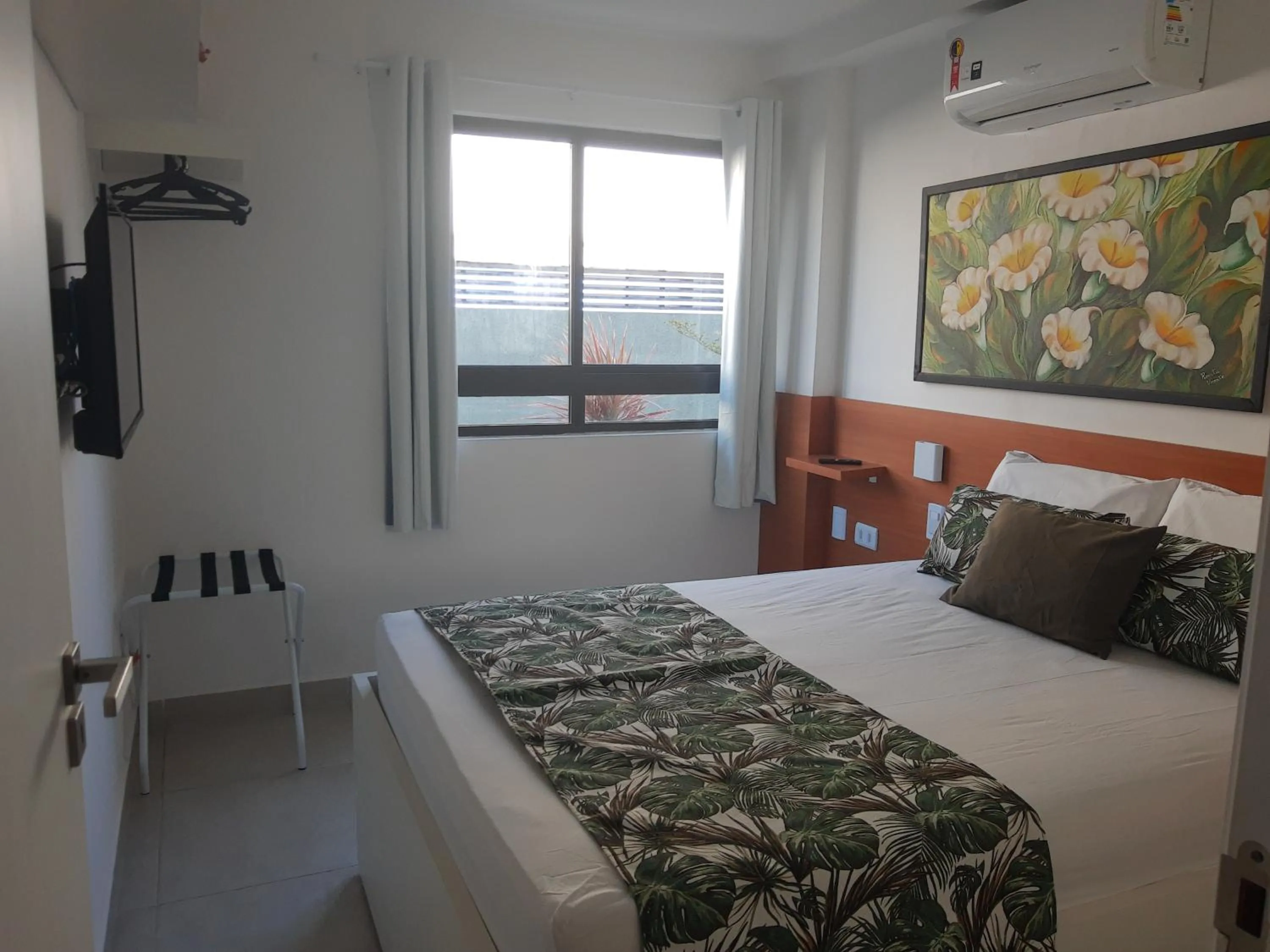 TV and multimedia, Bed in No centro de Porto de Galinhas Praia Flats Temporada - Porto Blue 03