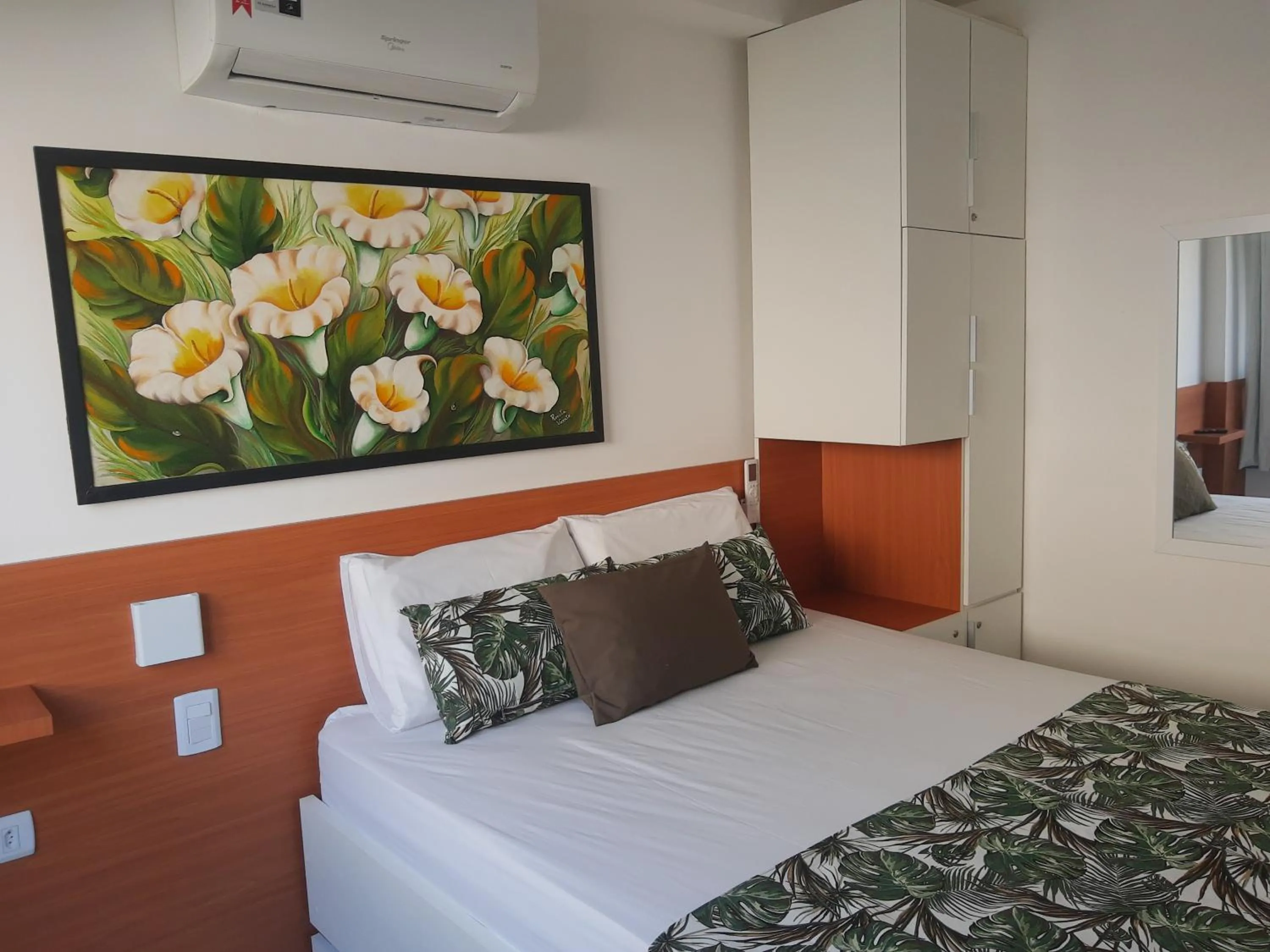 Bed in No centro de Porto de Galinhas Praia Flats Temporada - Porto Blue 03