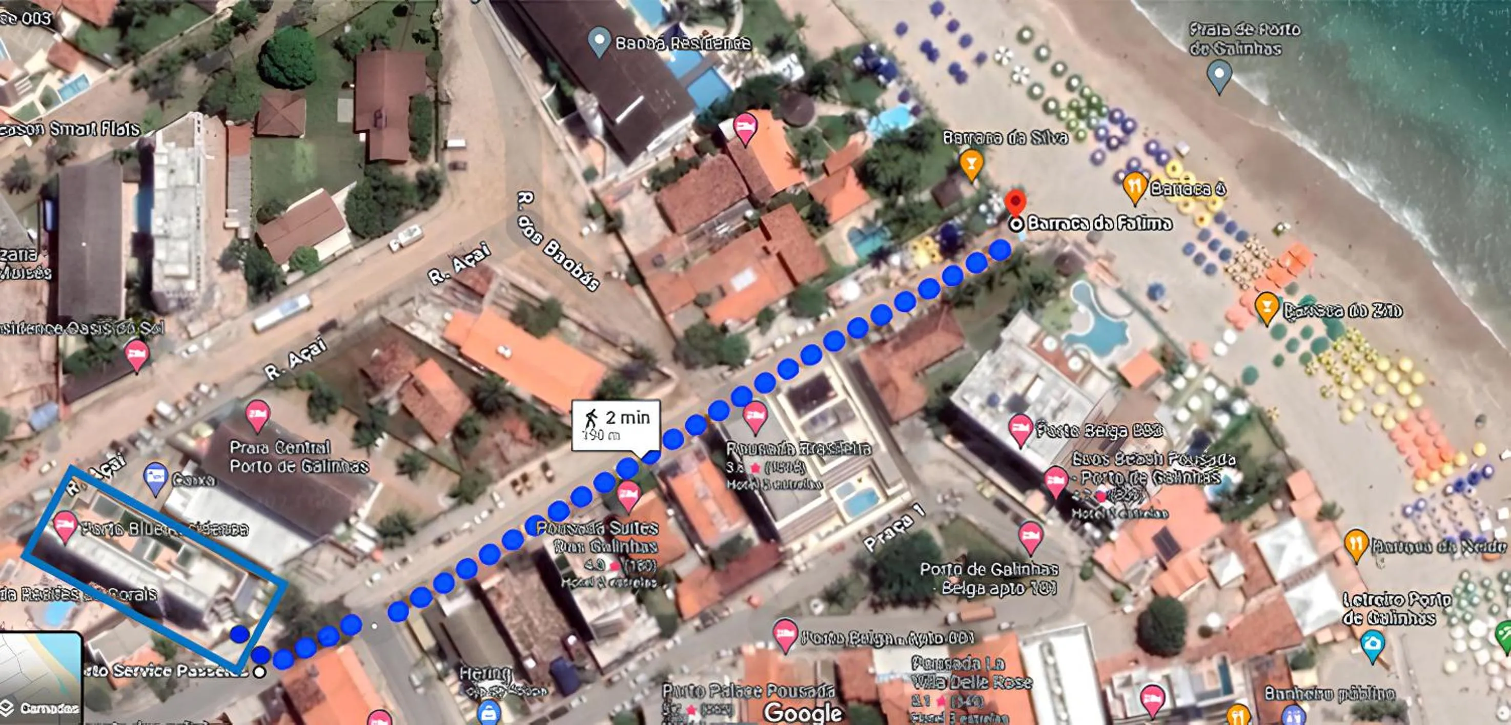Location in No centro de Porto de Galinhas Praia Flats Temporada - Porto Blue 03