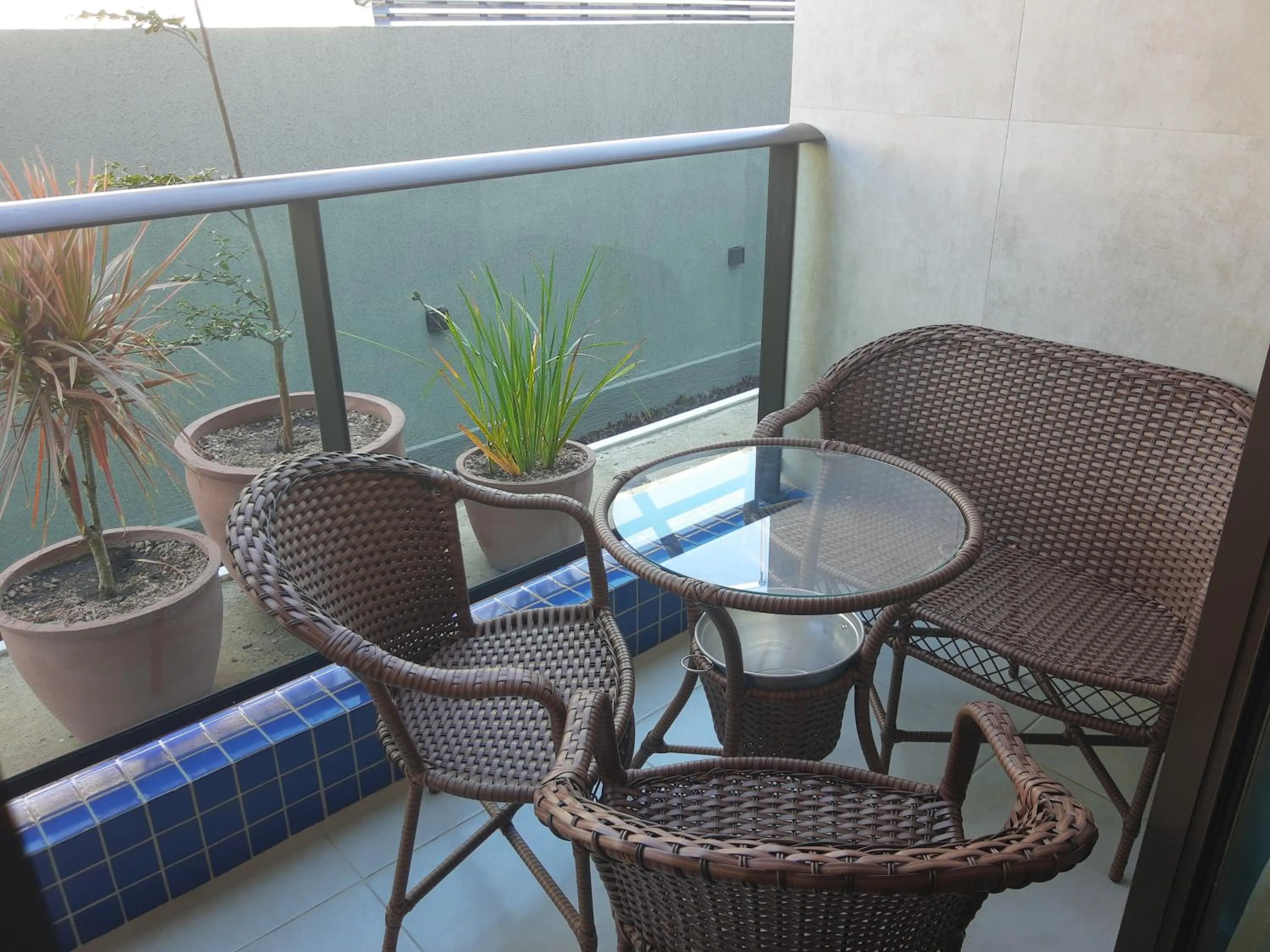Patio in No centro de Porto de Galinhas Praia Flats Temporada - Porto Blue 03