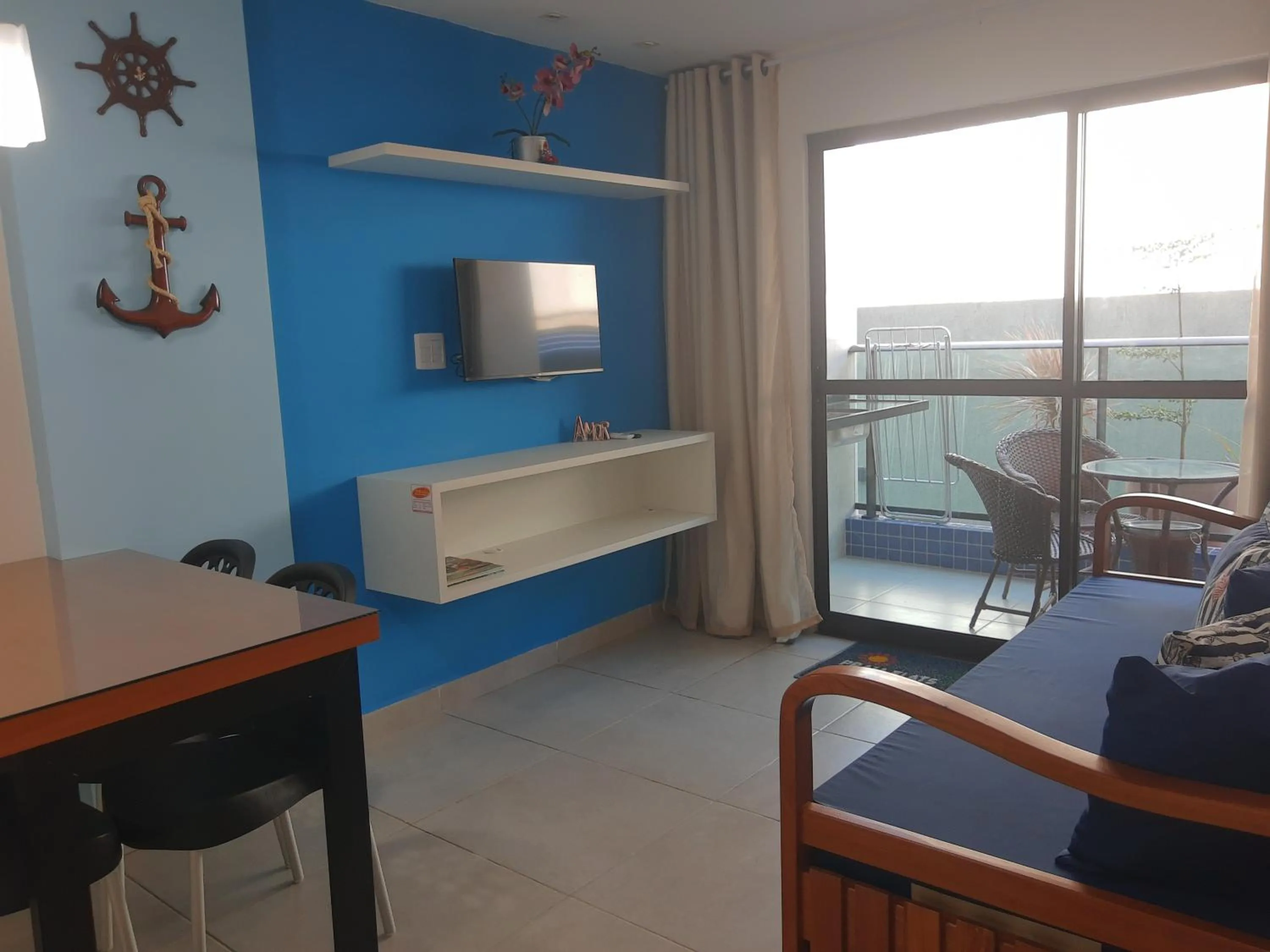 TV and multimedia in No centro de Porto de Galinhas Praia Flats Temporada - Porto Blue 03