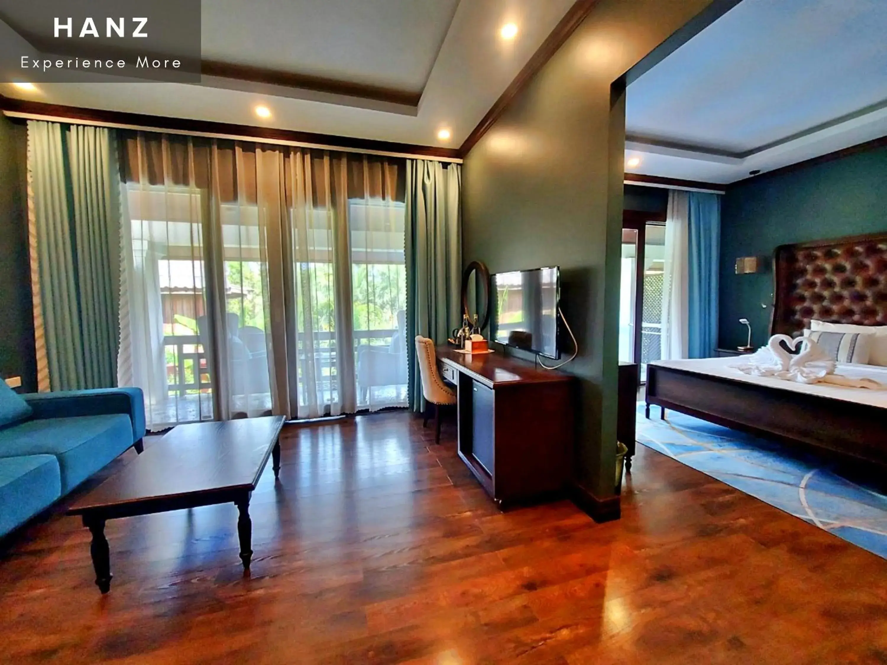 Bed in Sunrise Hotel Luang Prabang MekongRiver Bed in Sunrise Hotel Luang Prabang MekongRiver