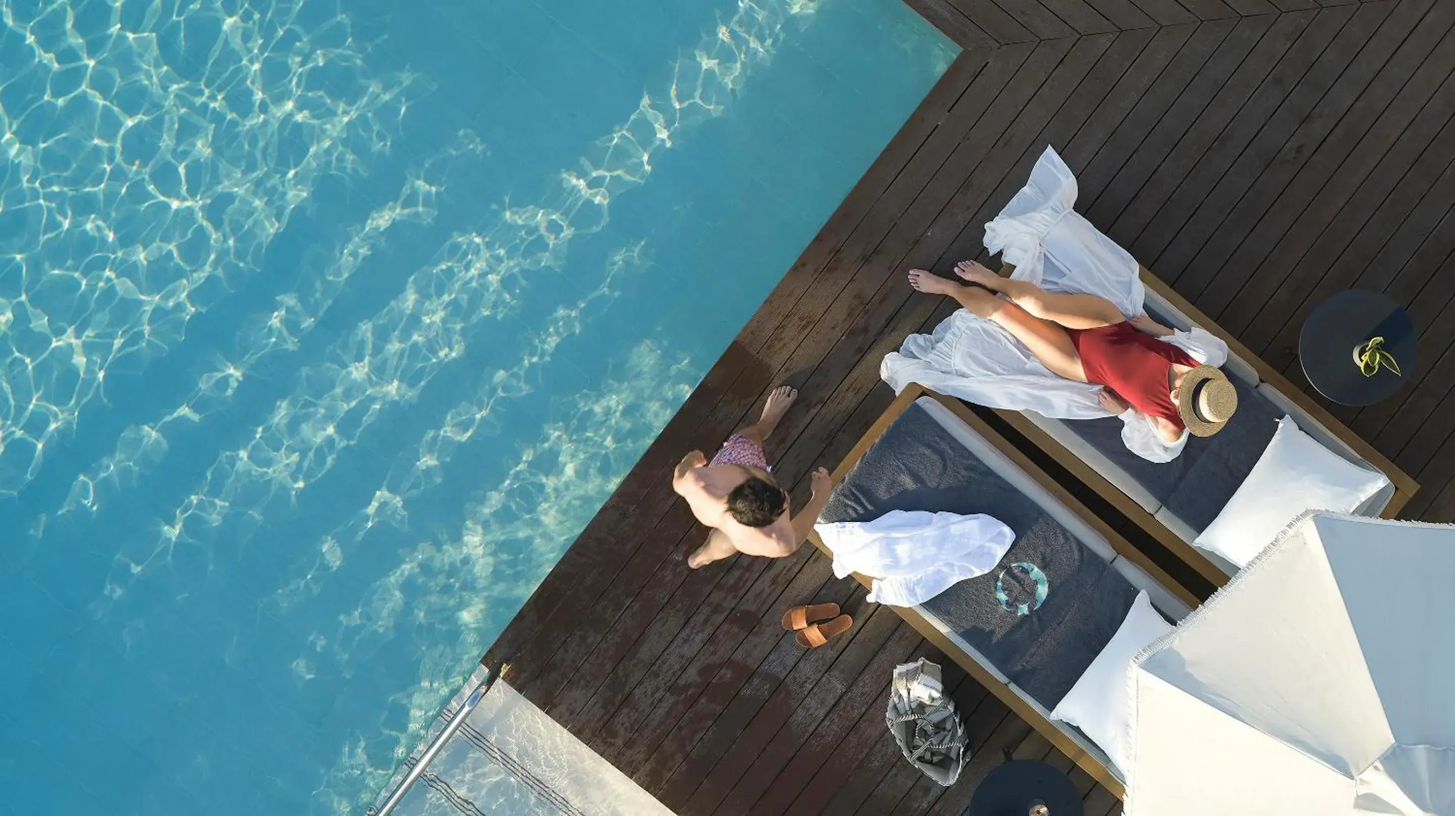 Swimming pool in Asterion Suites & Spa - Designed for Adults Swimming pool in Asterion Suites & Spa - Designed for Adults