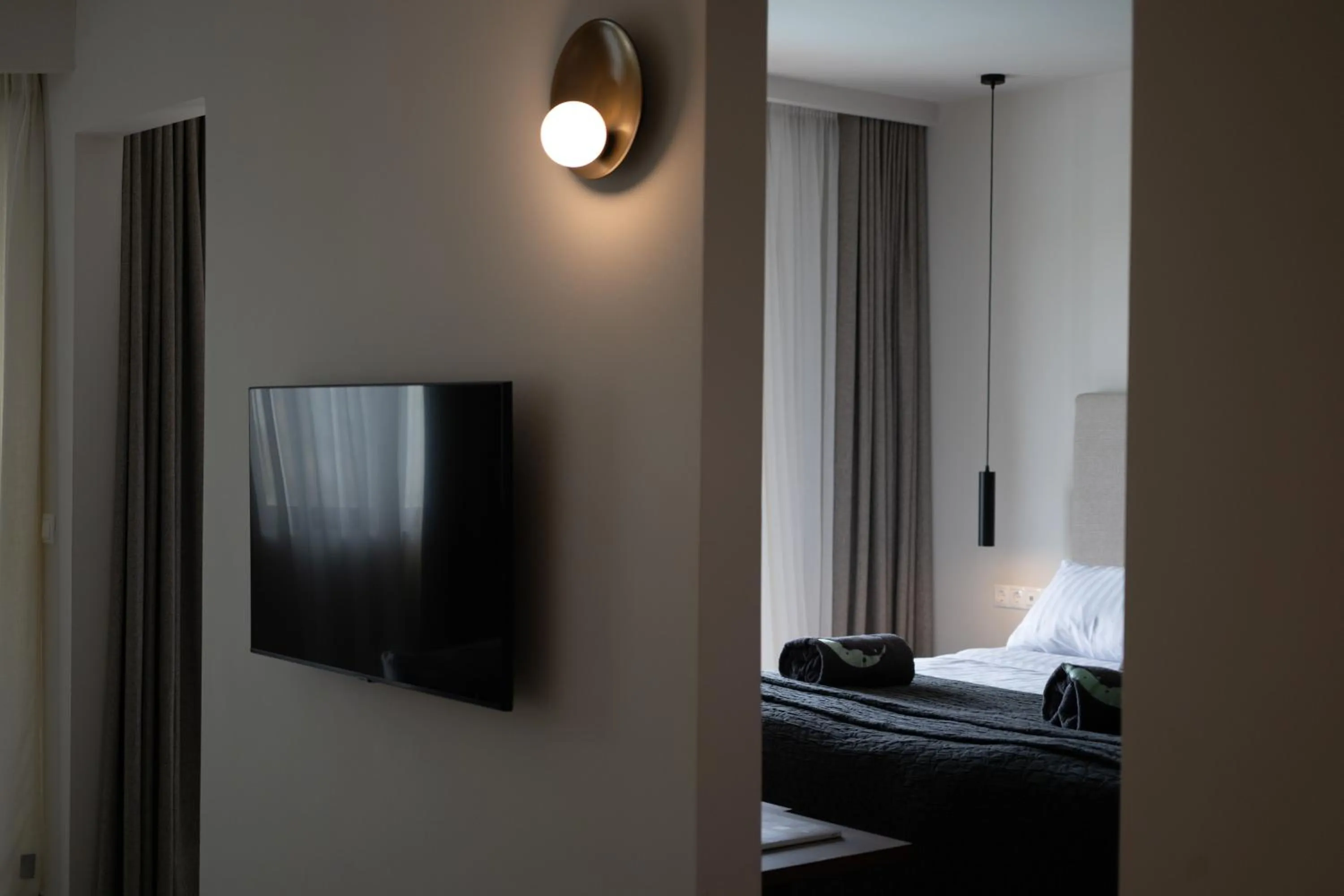 Bed in Asterion Suites & Spa - Designed for Adults