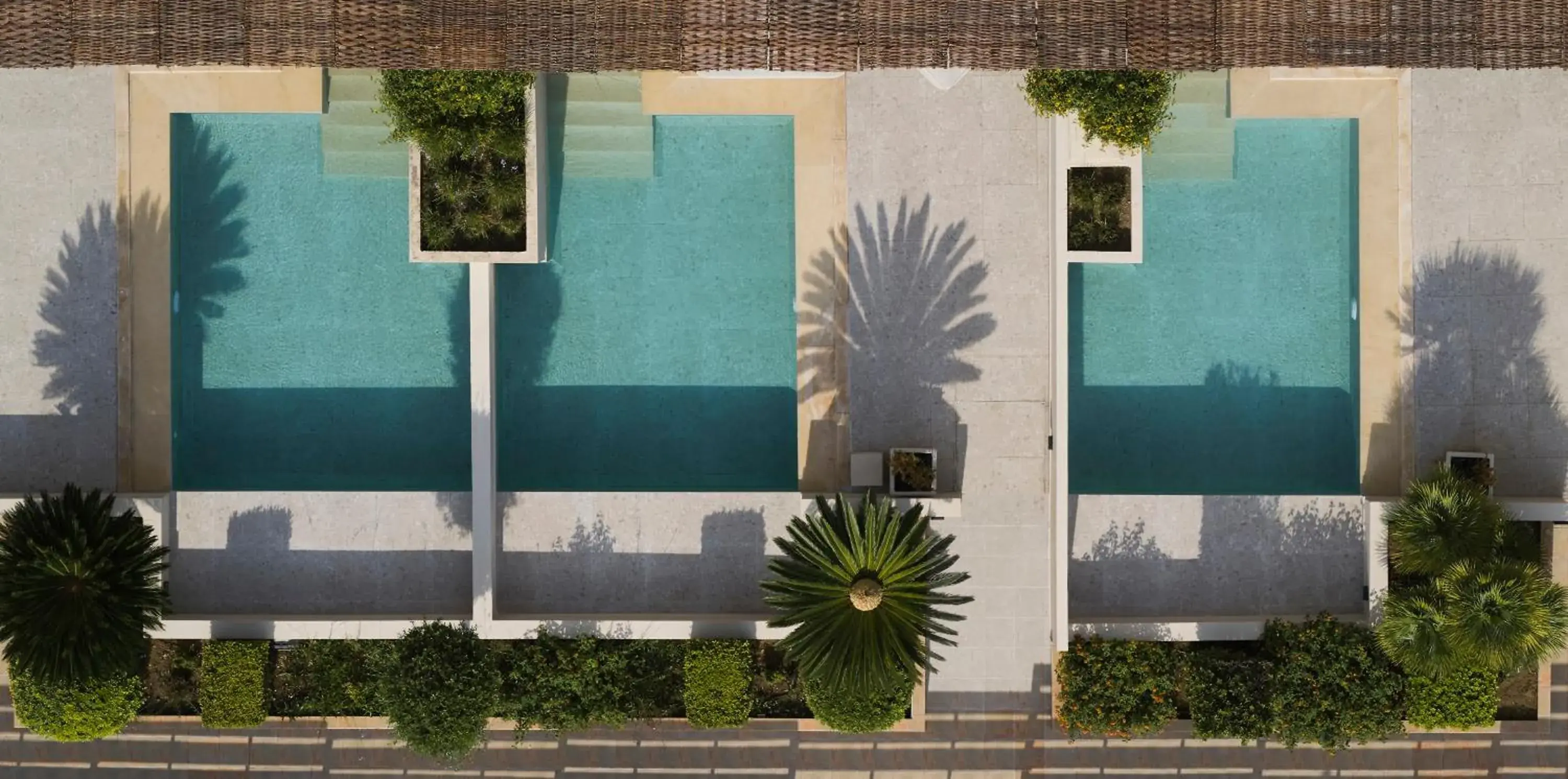 Pool view in Asterion Suites & Spa - Designed for Adults Pool view in Asterion Suites & Spa - Designed for Adults