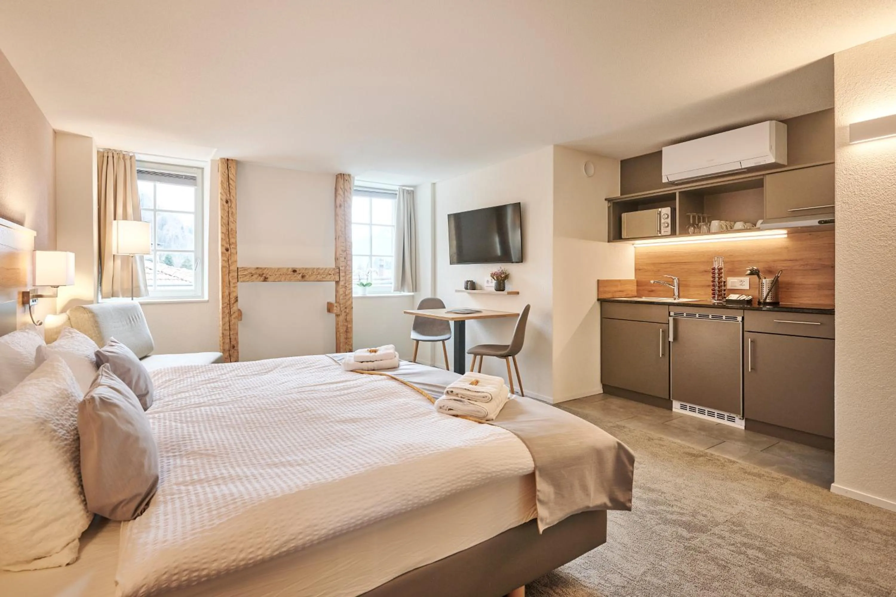 Bed in Aparthotel Krone - Self Check-In