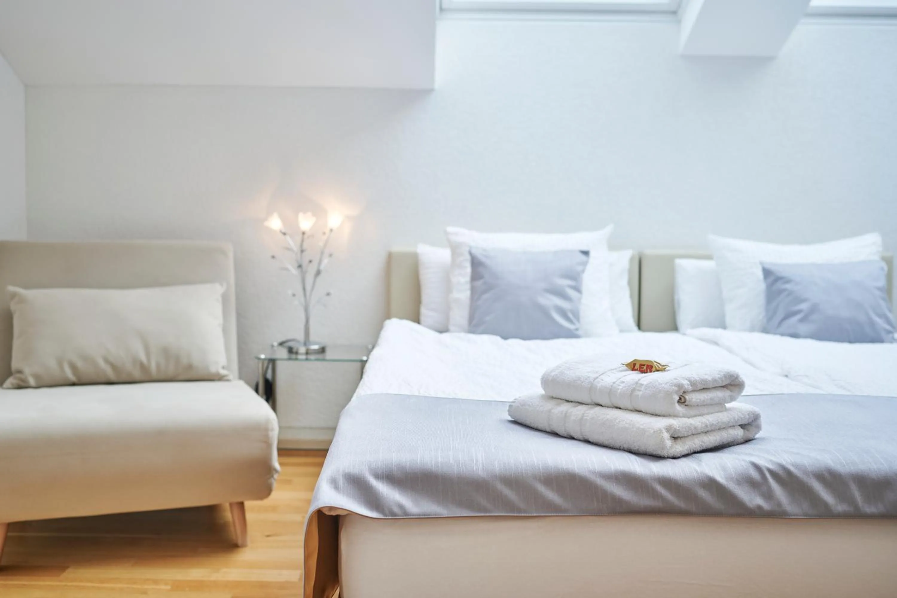 Bed in Aparthotel Krone - Self Check-In