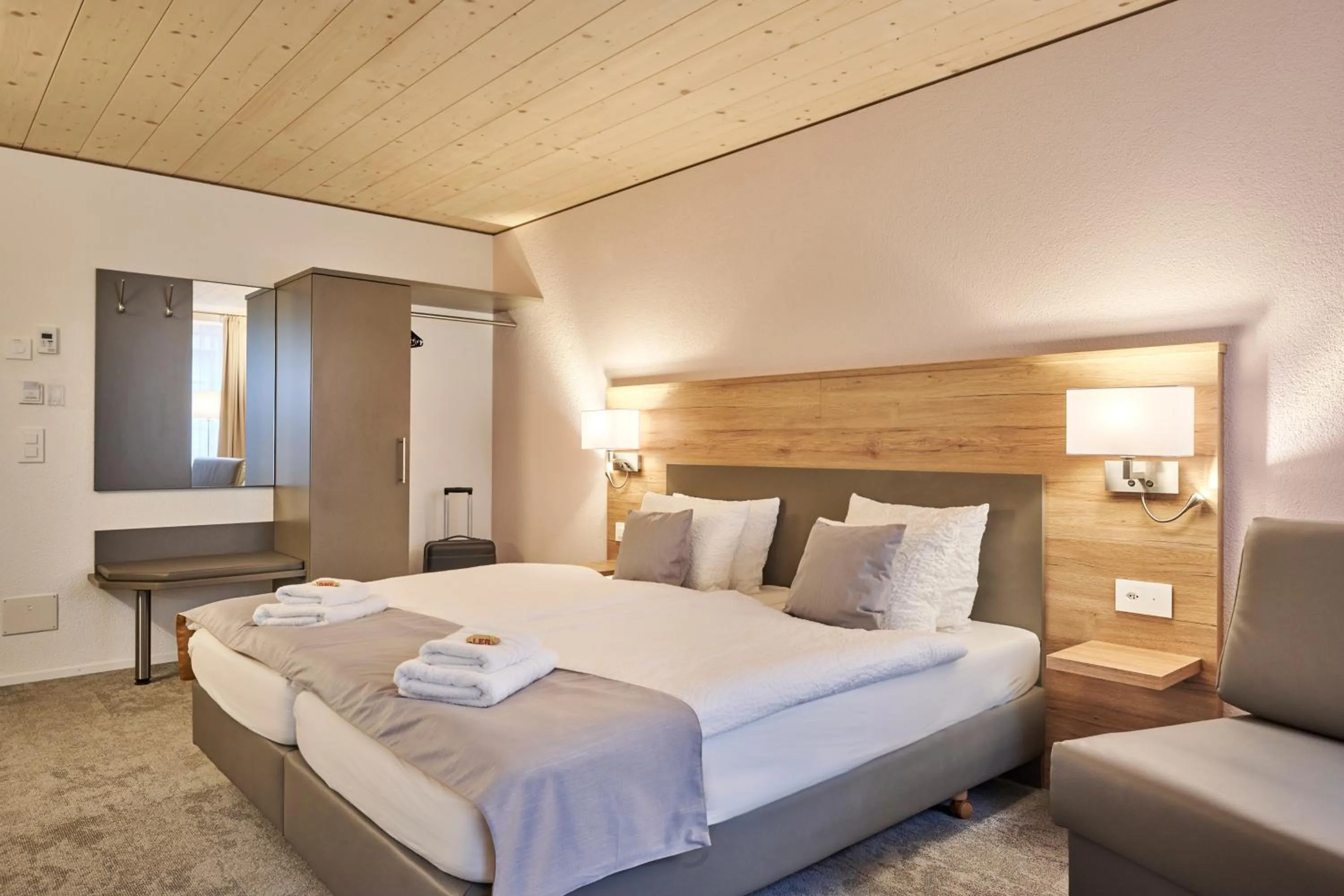 Bed in Aparthotel Krone - Self Check-In