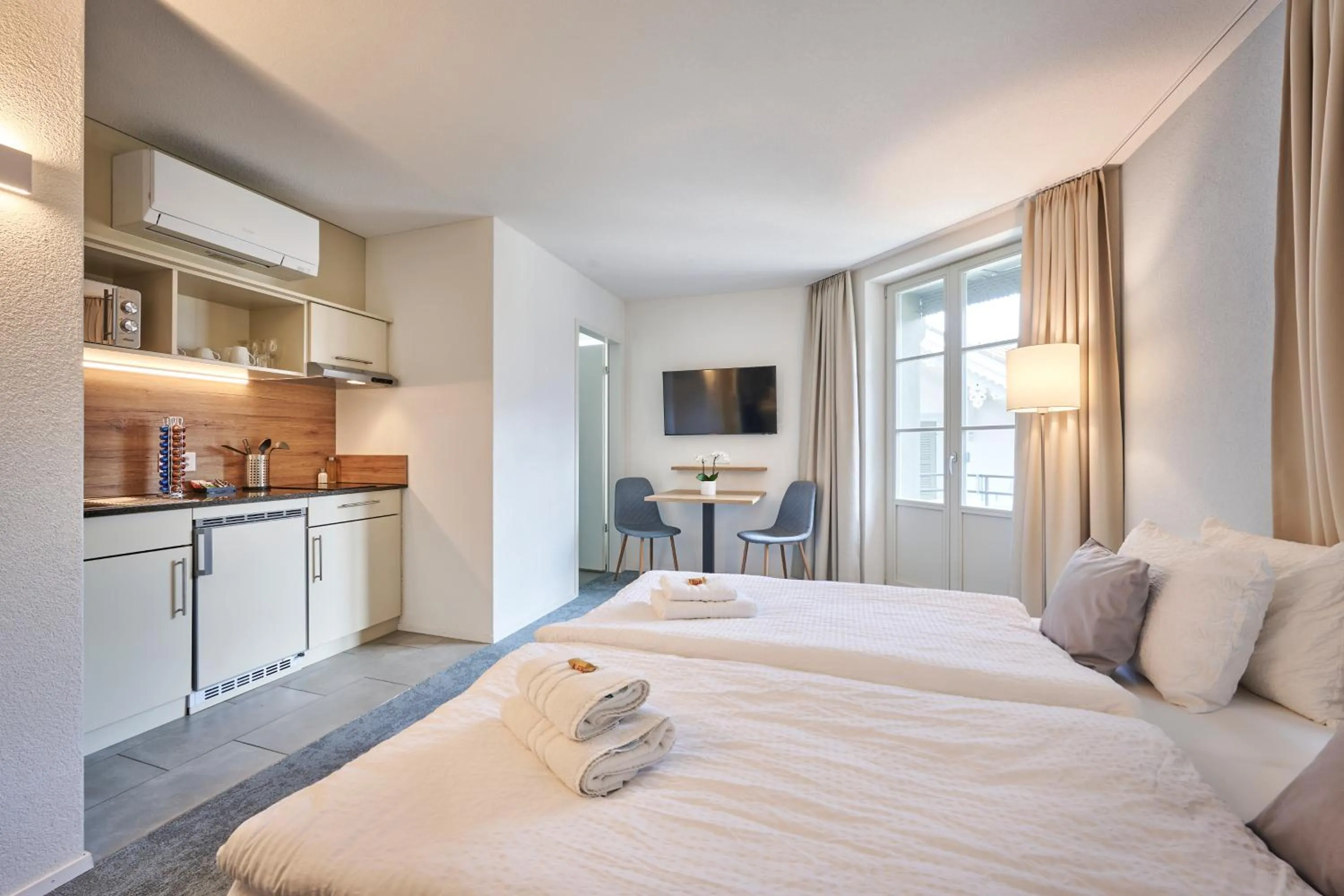 Bed in Aparthotel Krone - Self Check-In