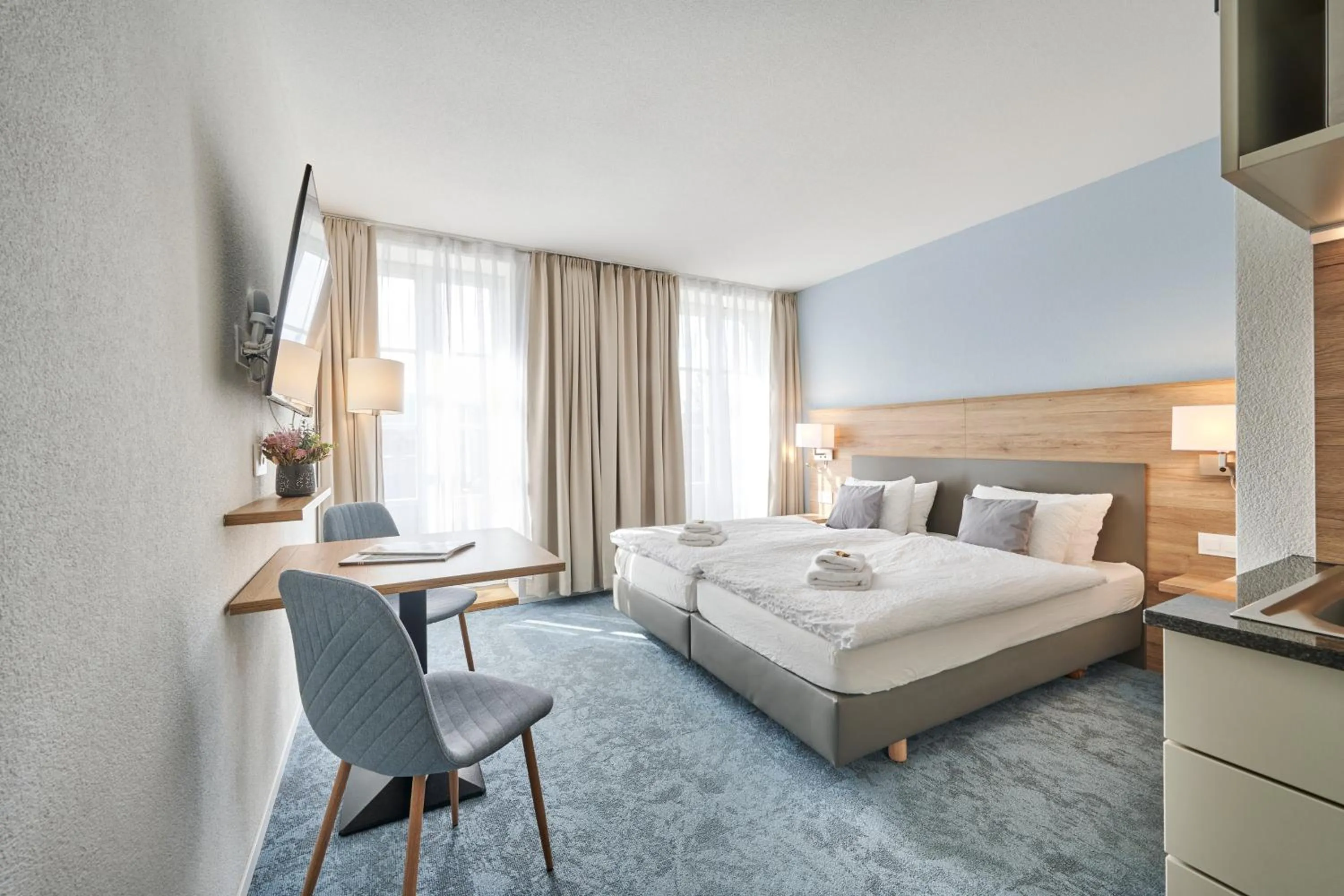 Bed in Aparthotel Krone - Self Check-In