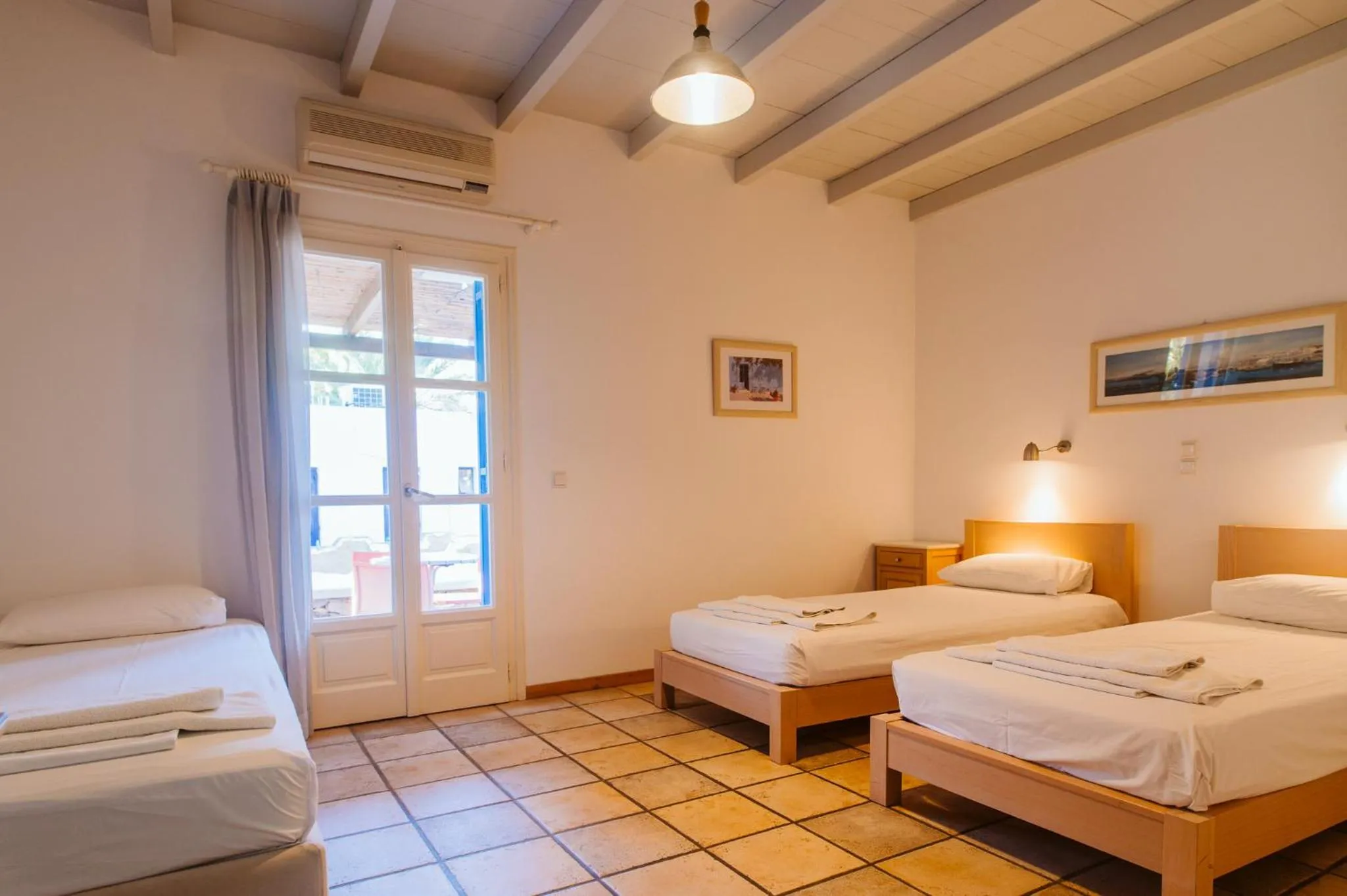 Bed in Far Out Village Hotel