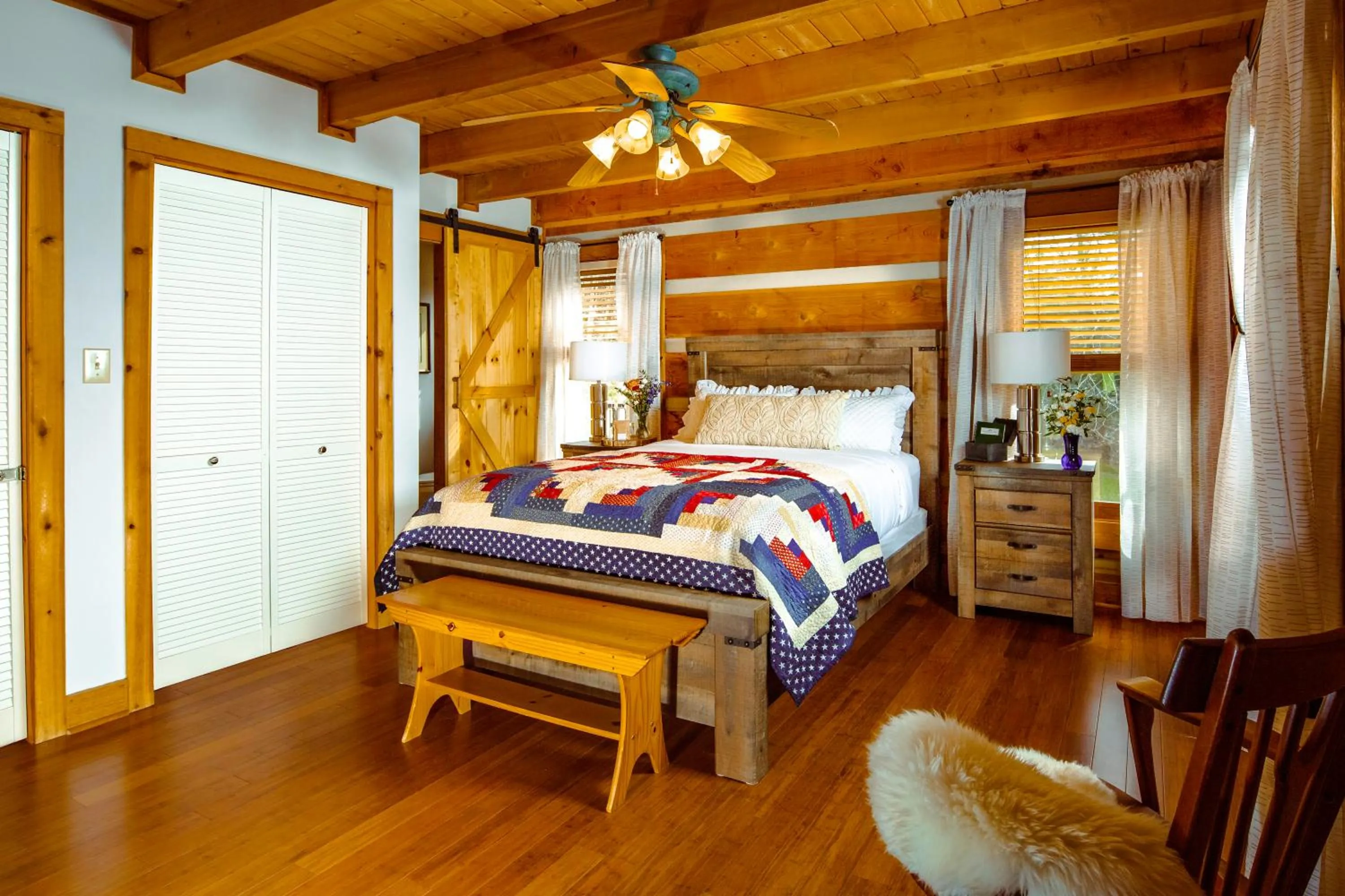 Bed in Lovill House Inn