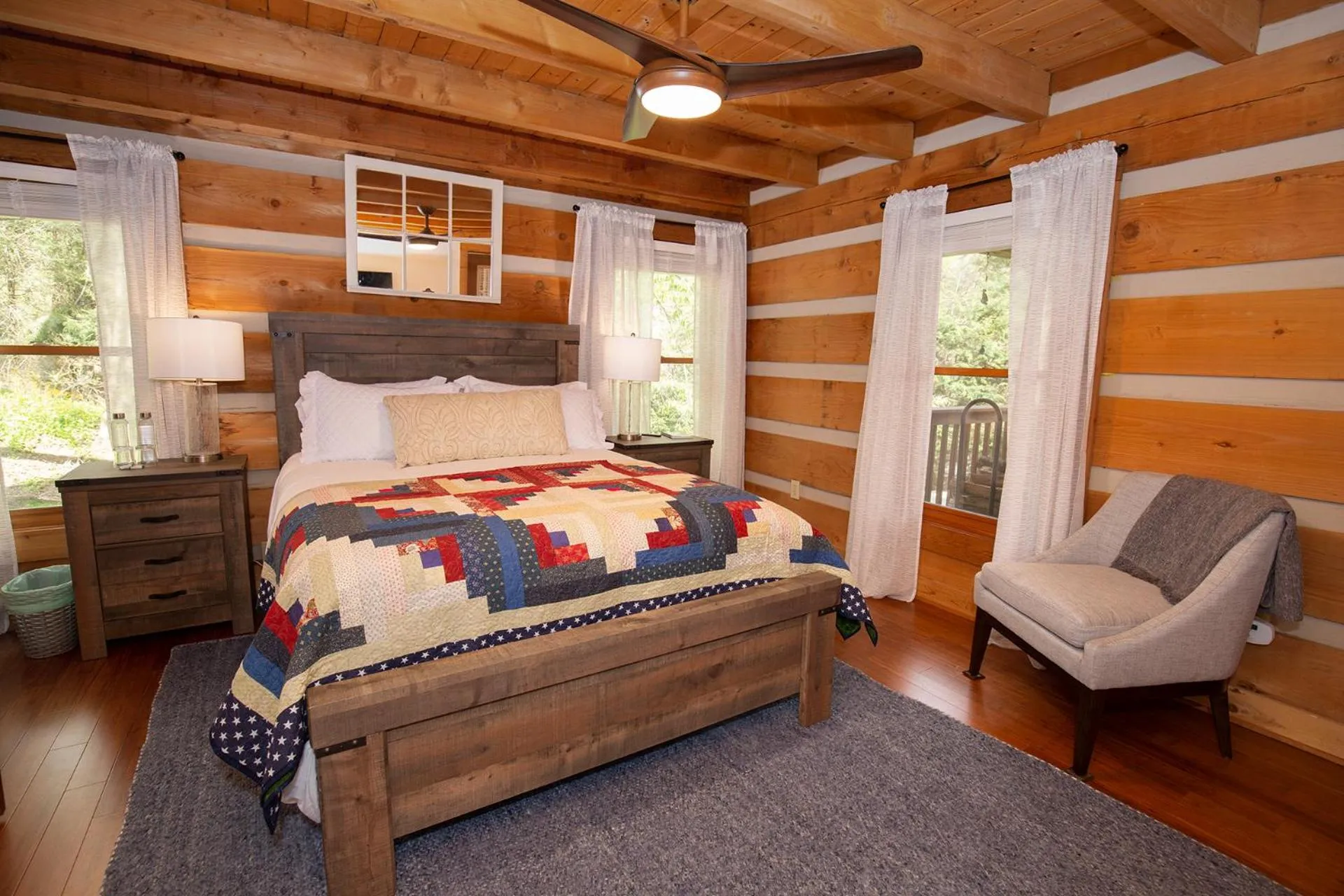 Bed in Lovill House Inn