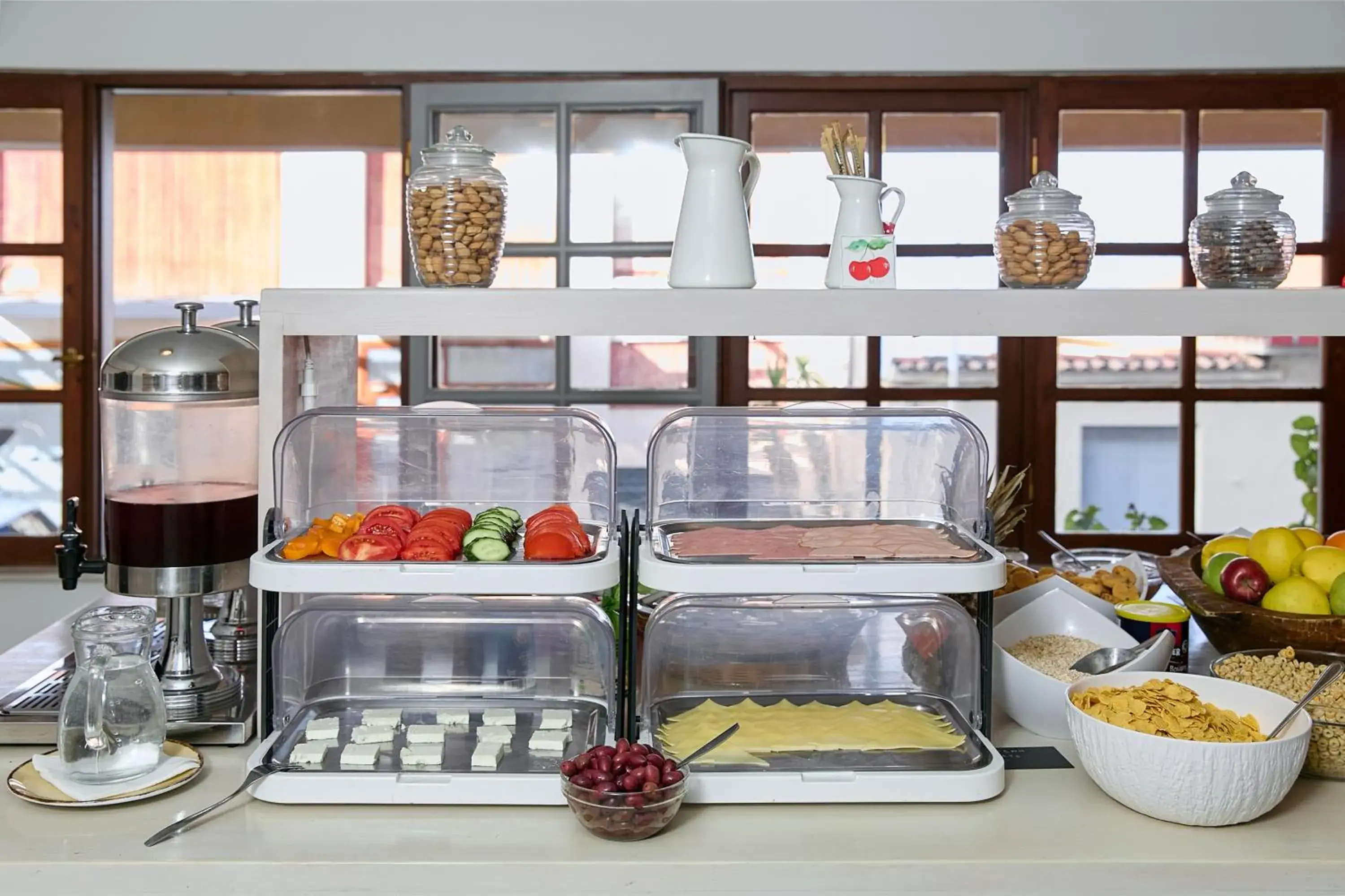 Buffet breakfast in Fedriades Delphi Hotel Buffet breakfast in Fedriades Delphi Hotel