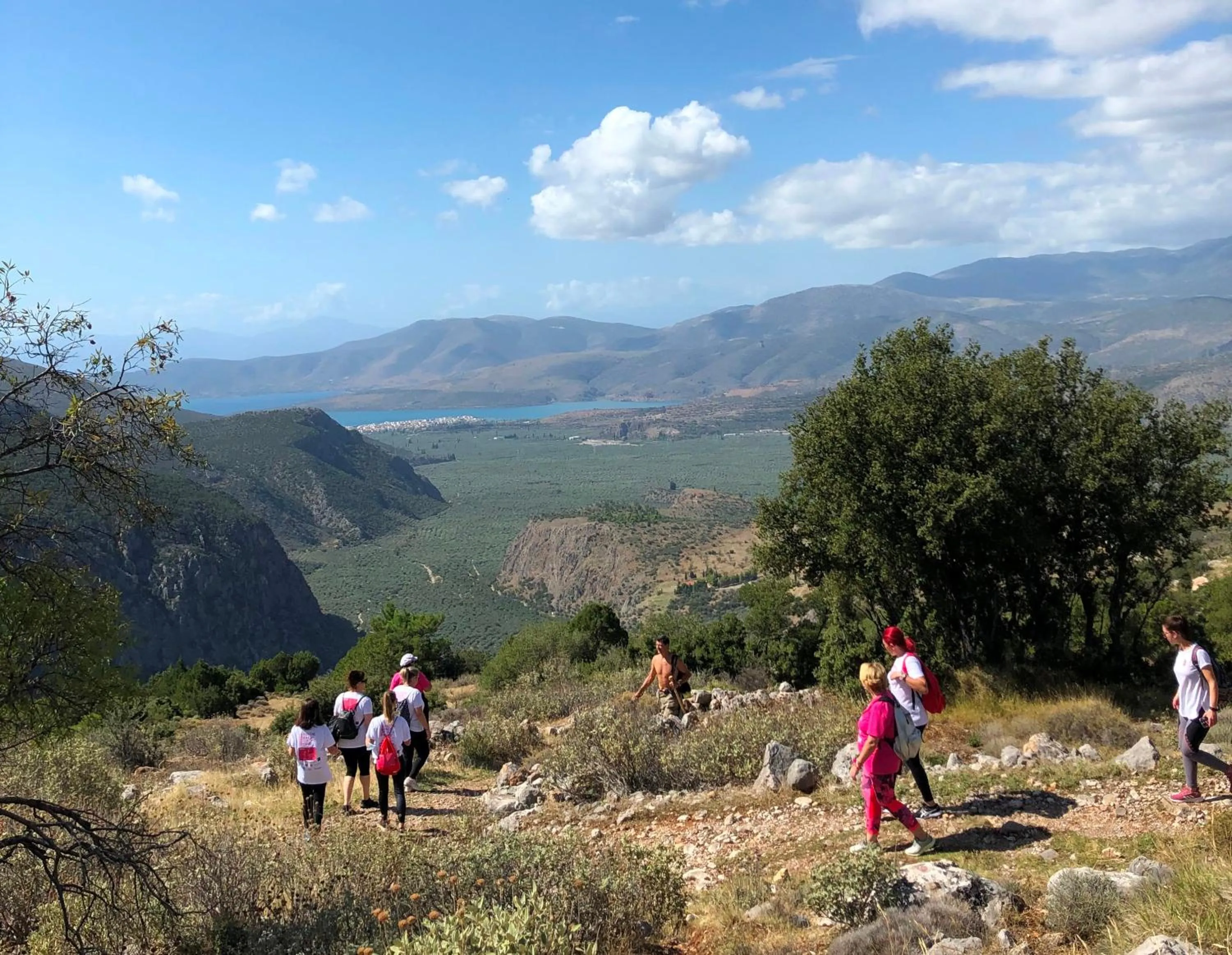 Hiking in Fedriades Delphi Hotel
