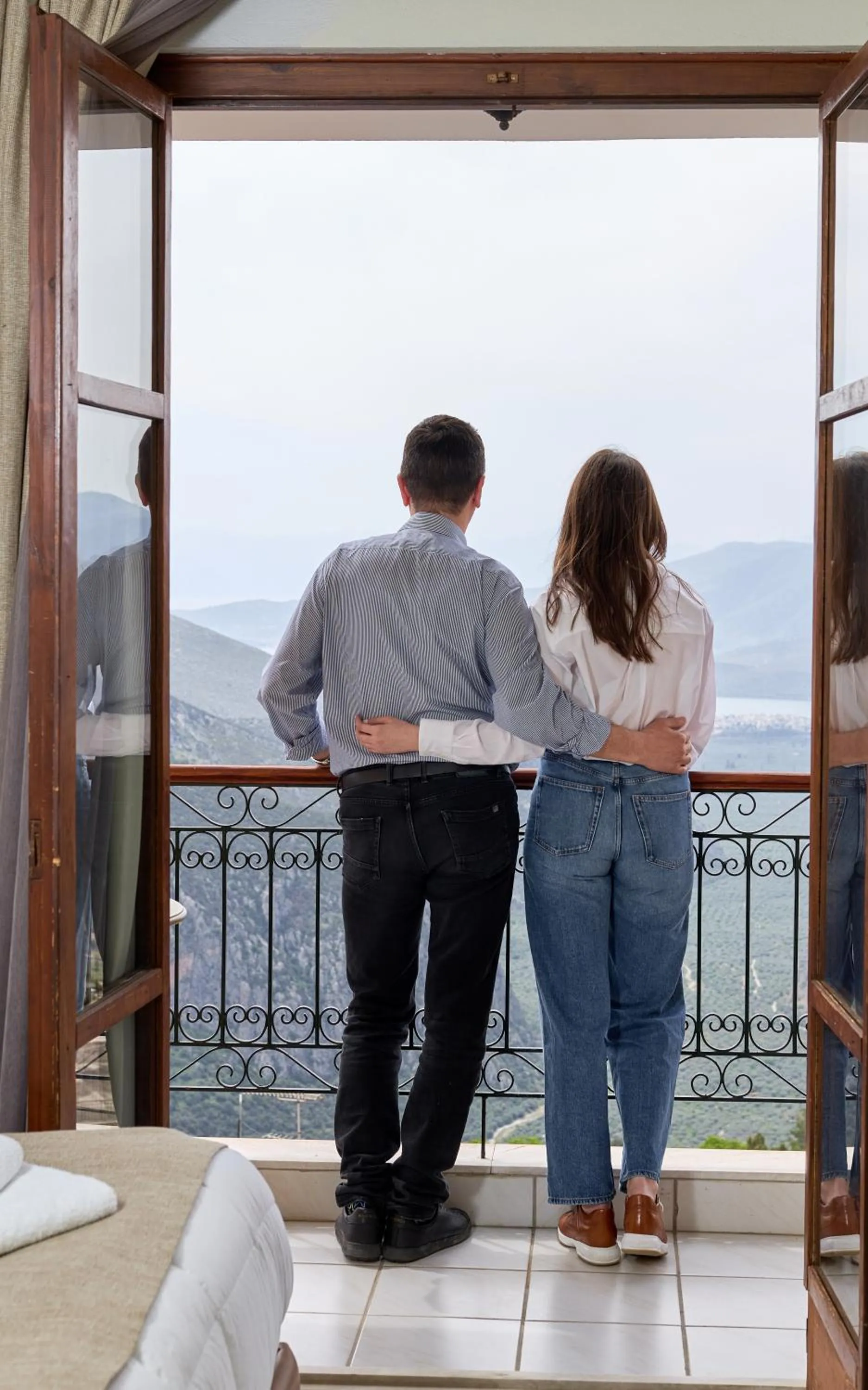 Balcony/Terrace in Fedriades Delphi Hotel