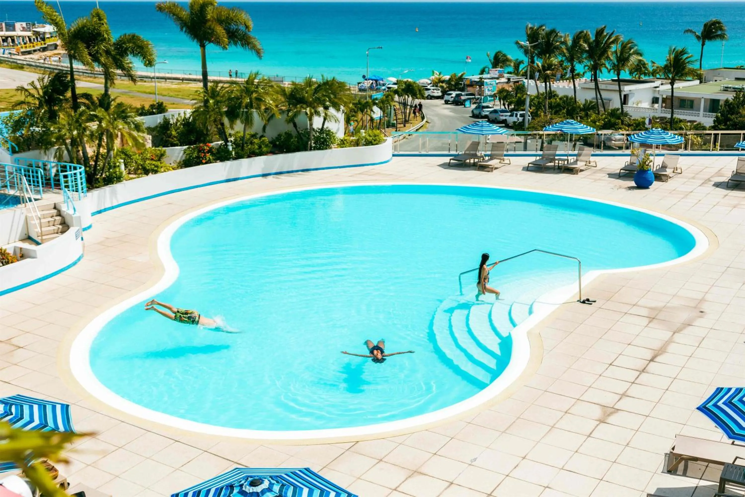 Pool view in Royal Islander Club Resort La Terrasse