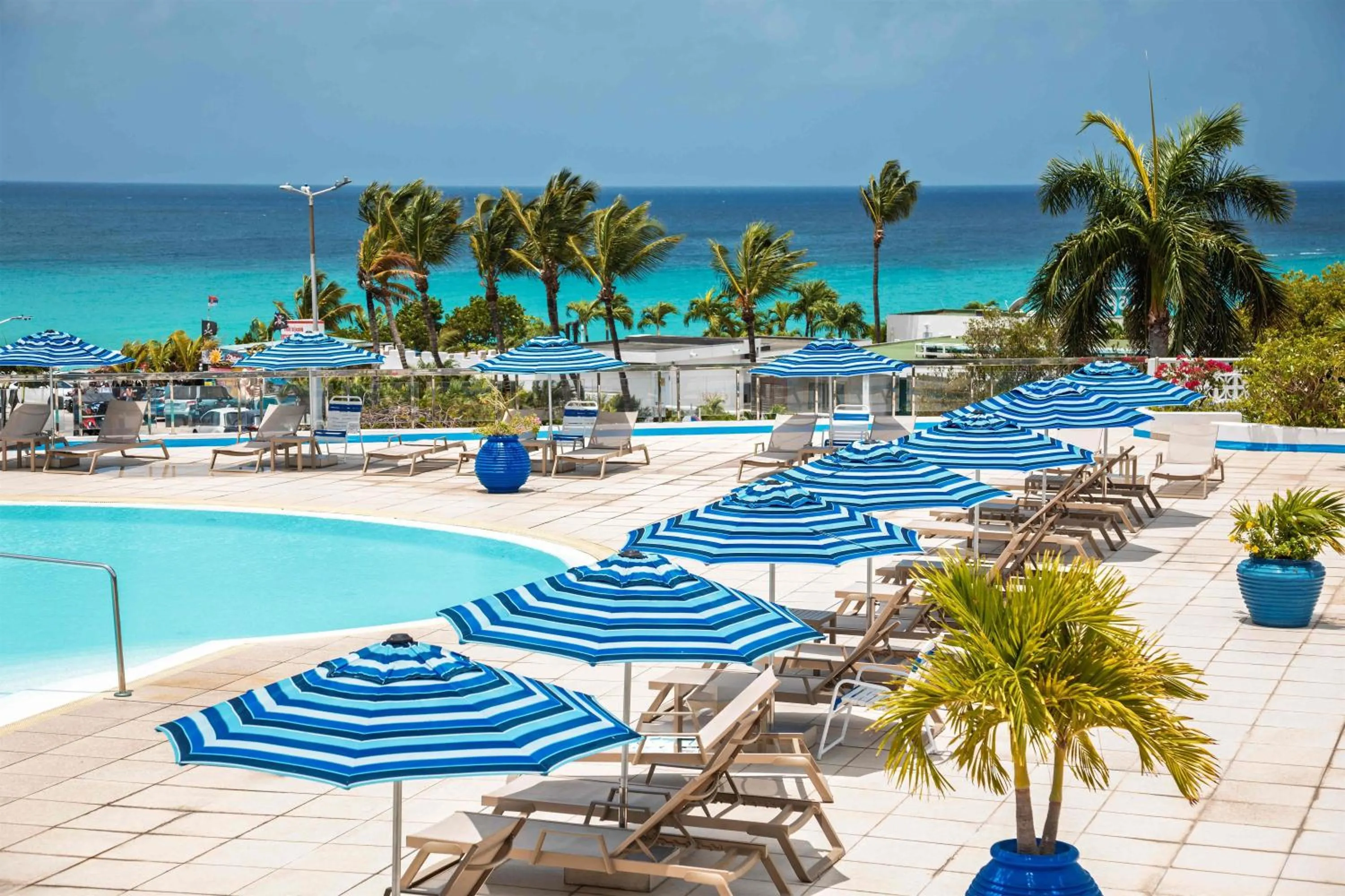 Pool view in Royal Islander Club Resort La Terrasse