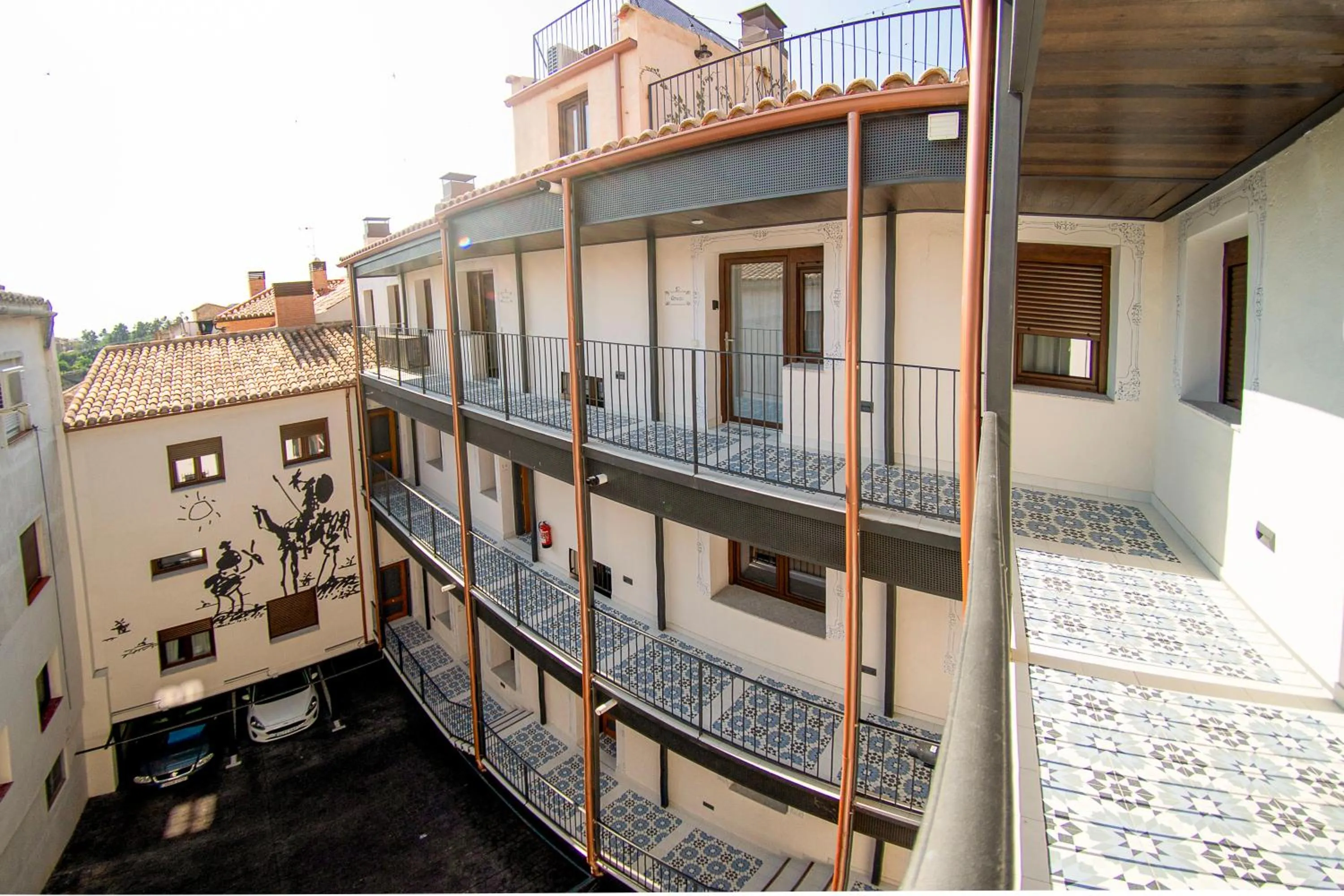 Patio in Cervantes 5 Collection - Greco Aparcamiento en el Edificio