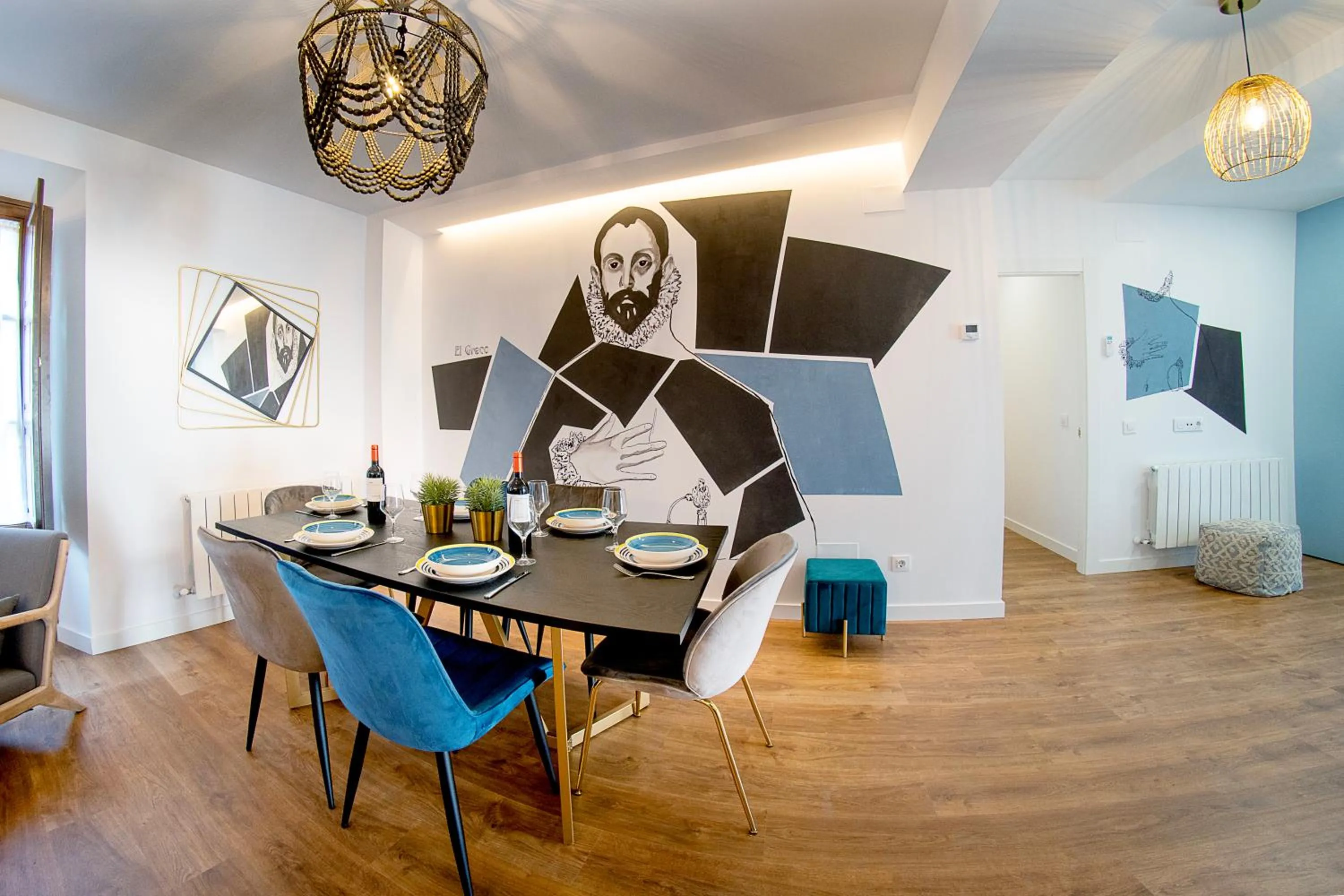 Living room in Cervantes 5 Collection - Greco Aparcamiento en el Edificio