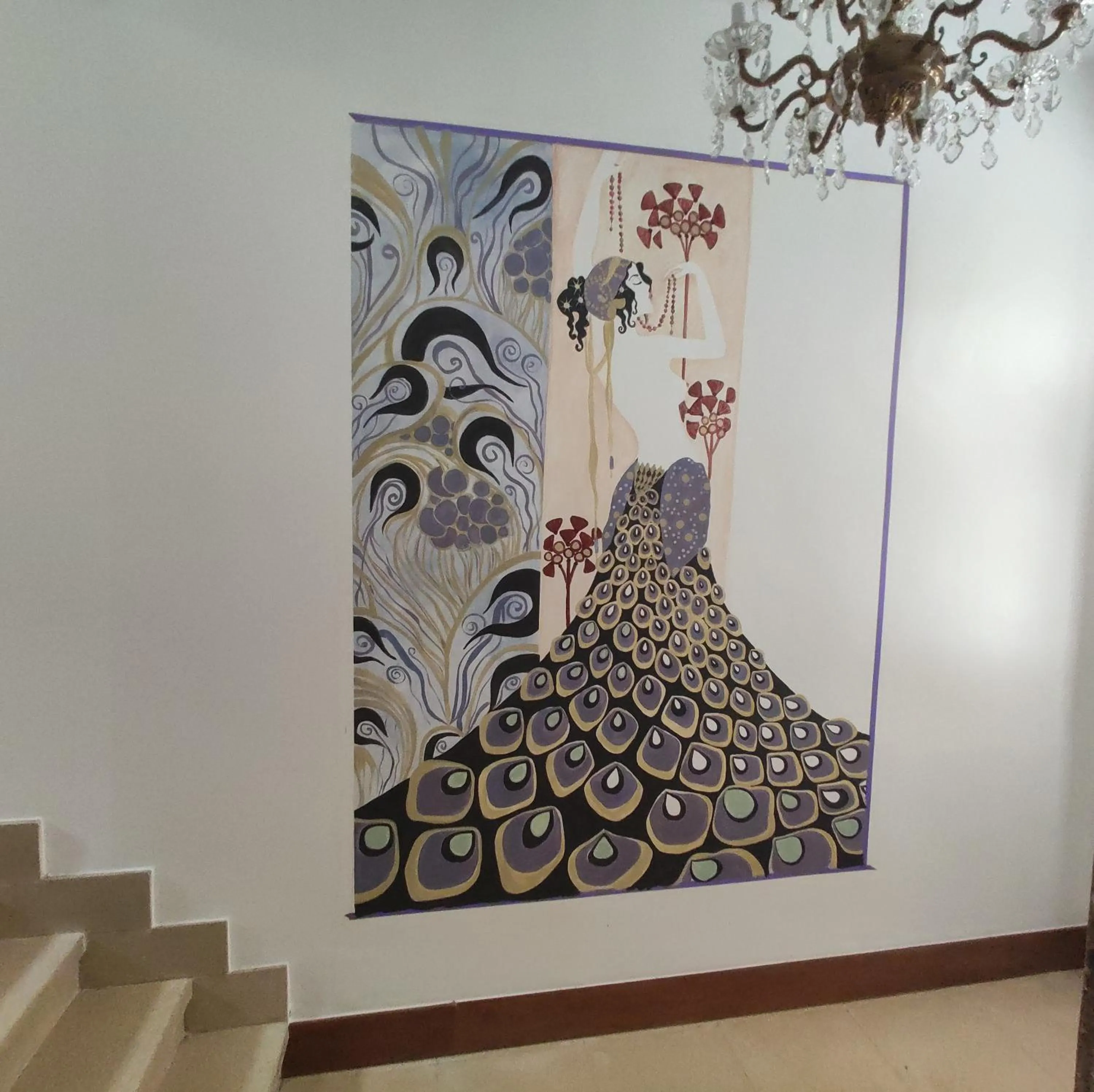 Decorative detail in Cervantes 5 Collection - Greco Aparcamiento en el Edificio