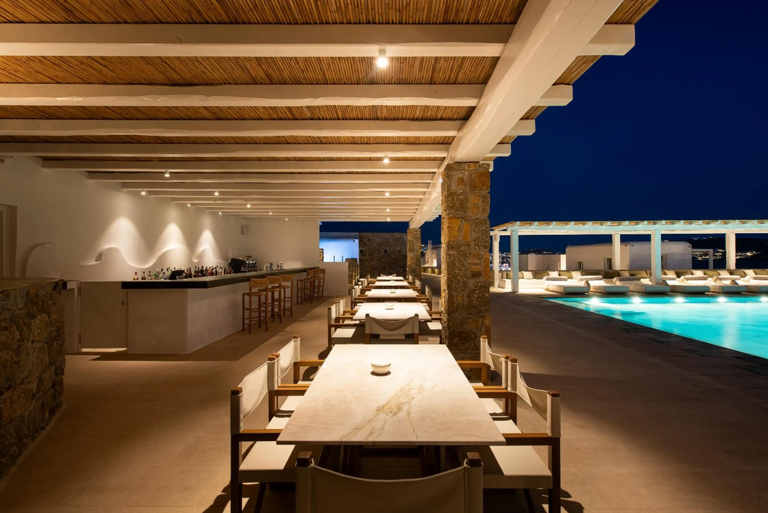 Swimming pool in Porto Mykonos