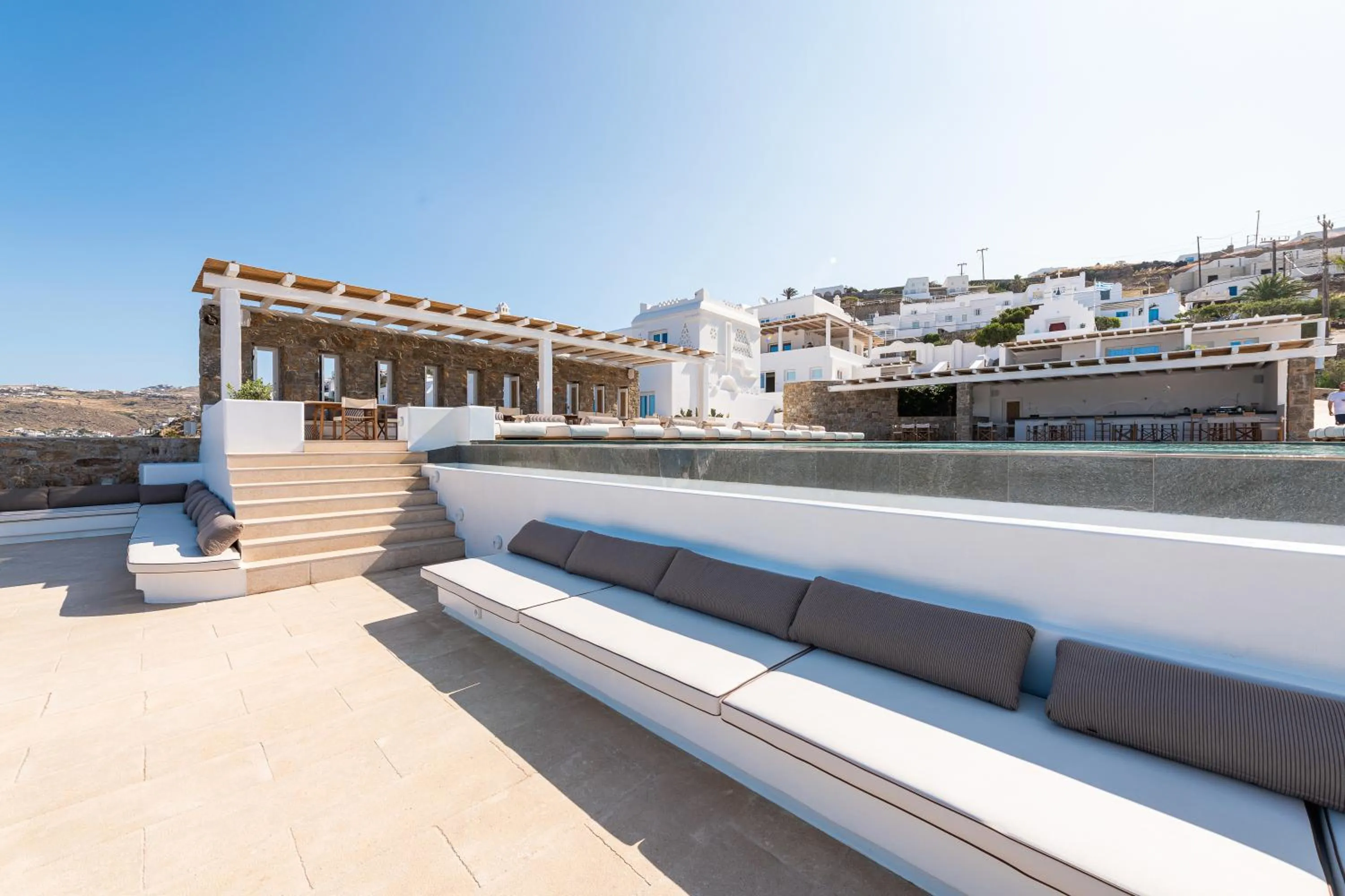 Swimming pool in Porto Mykonos