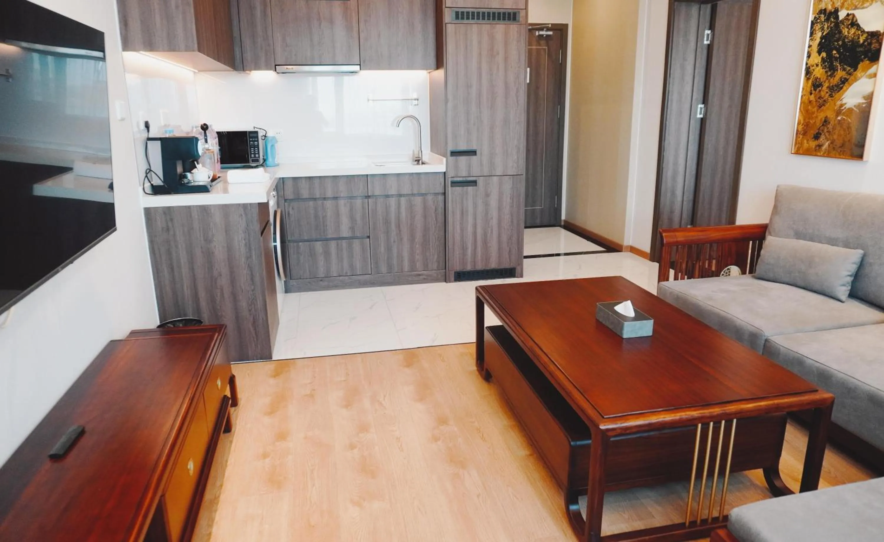 Living room in Escale International Hotel