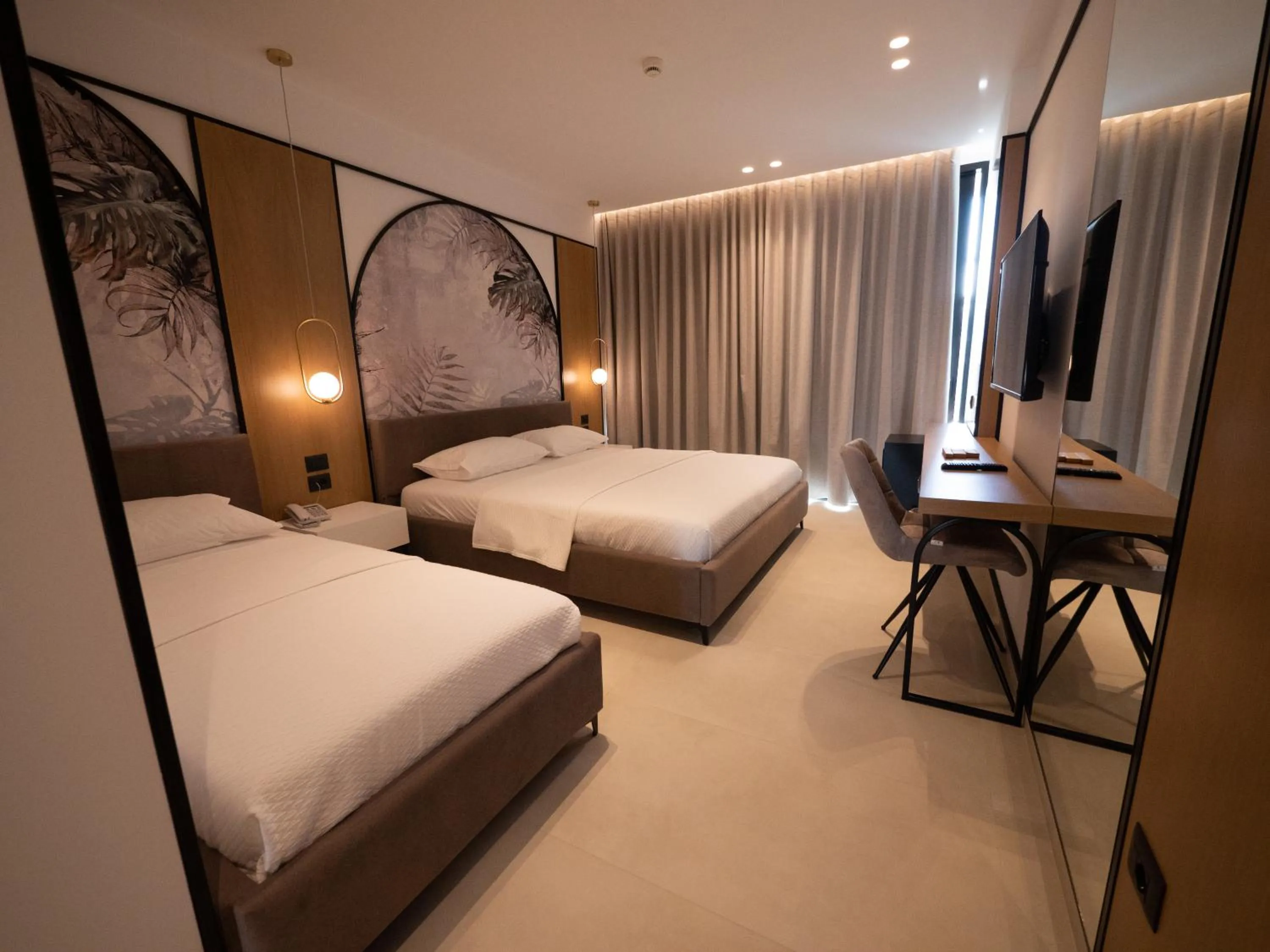 Bed in Colosseum Hotel