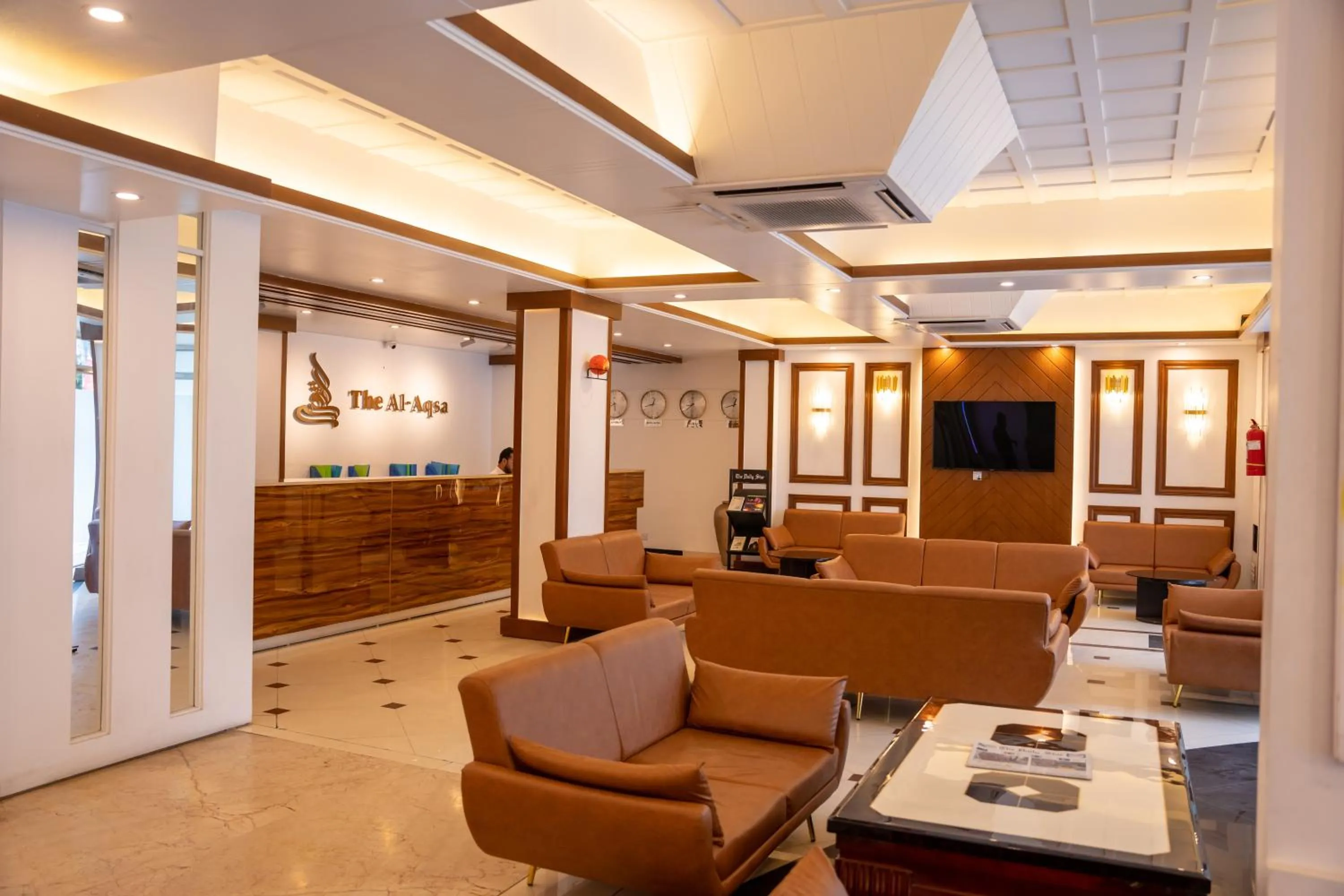 Lobby or reception in The Al Aqsa