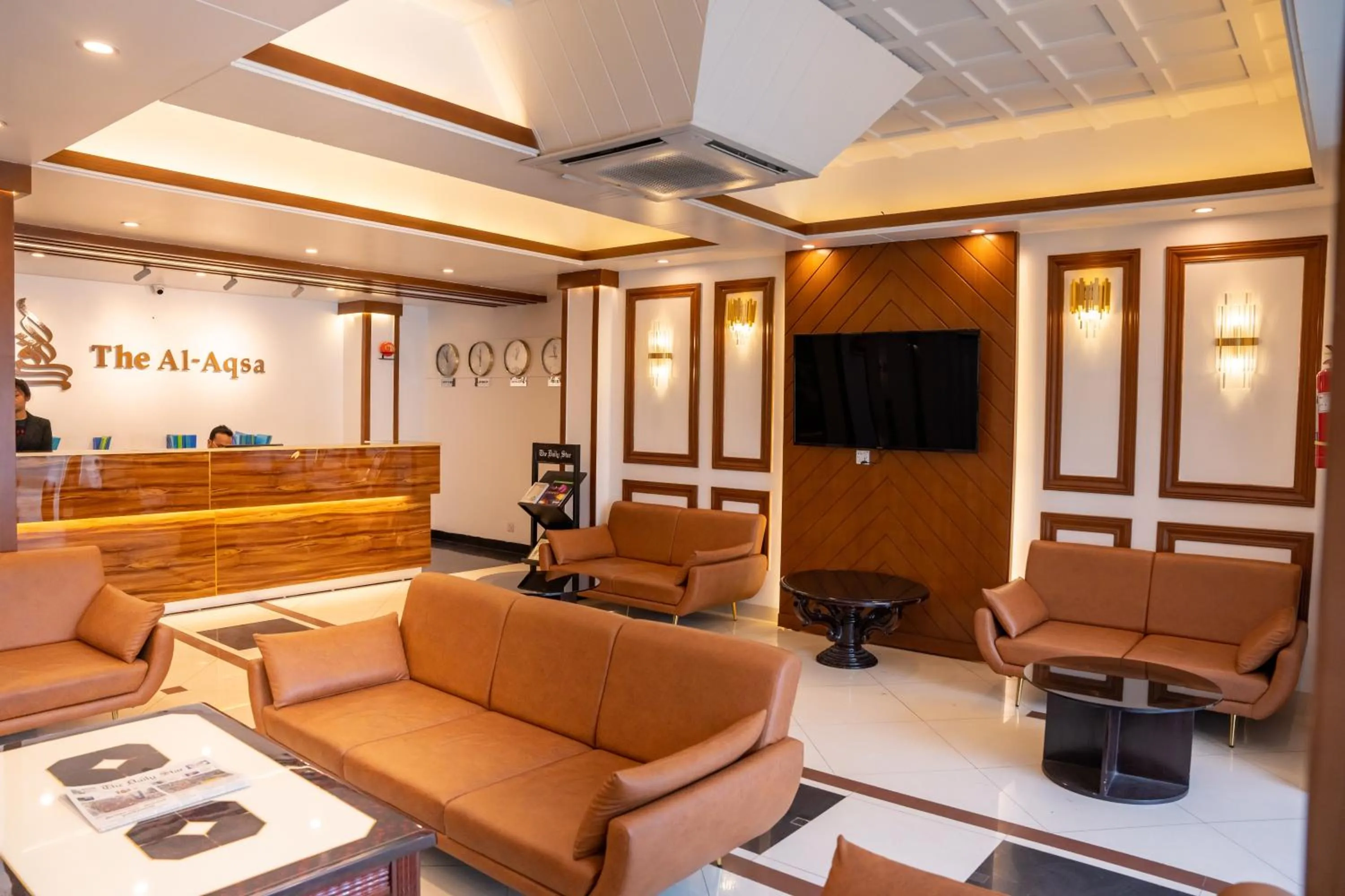 Communal lounge/ TV room in The Al Aqsa