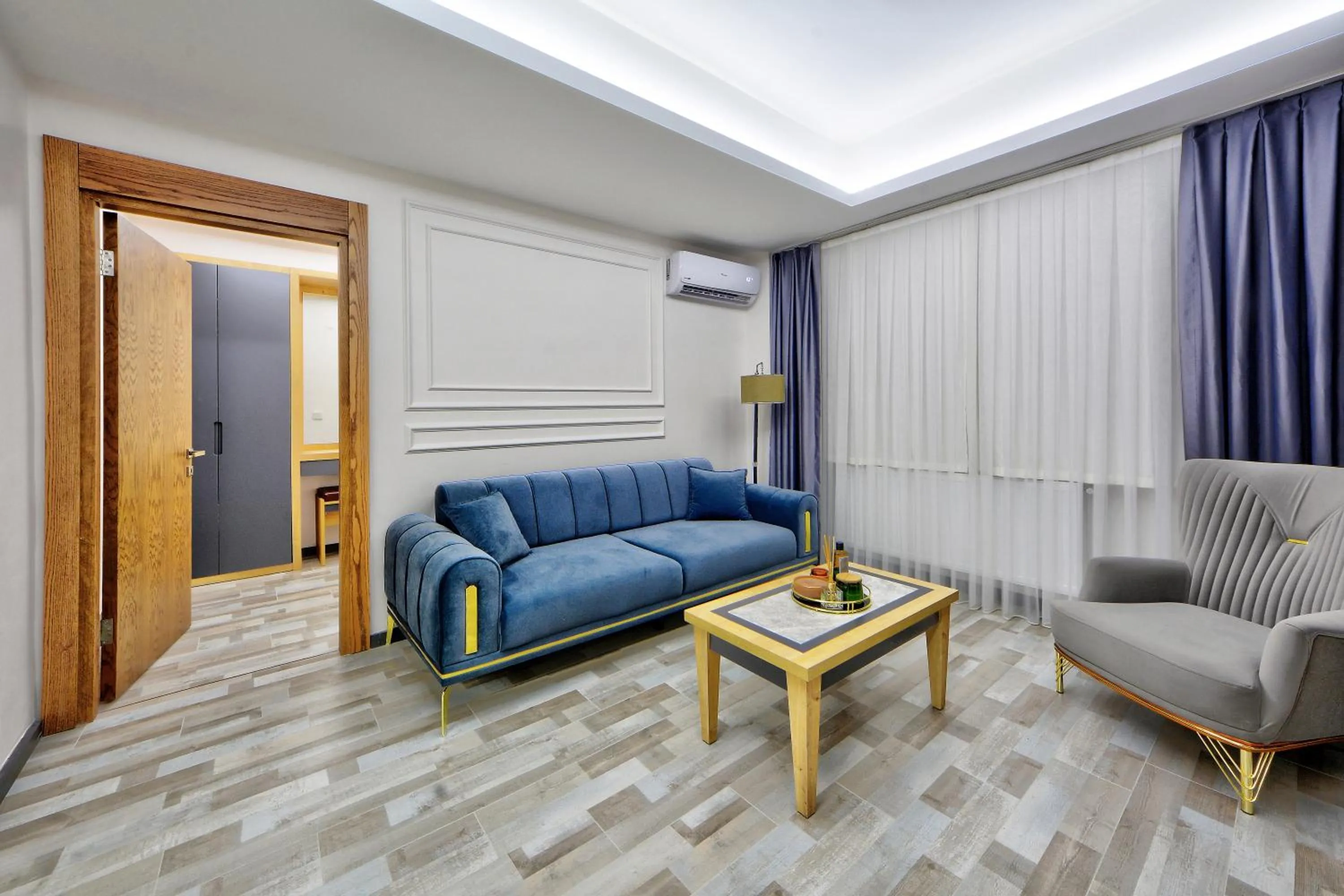 Seating area in North Blue Life