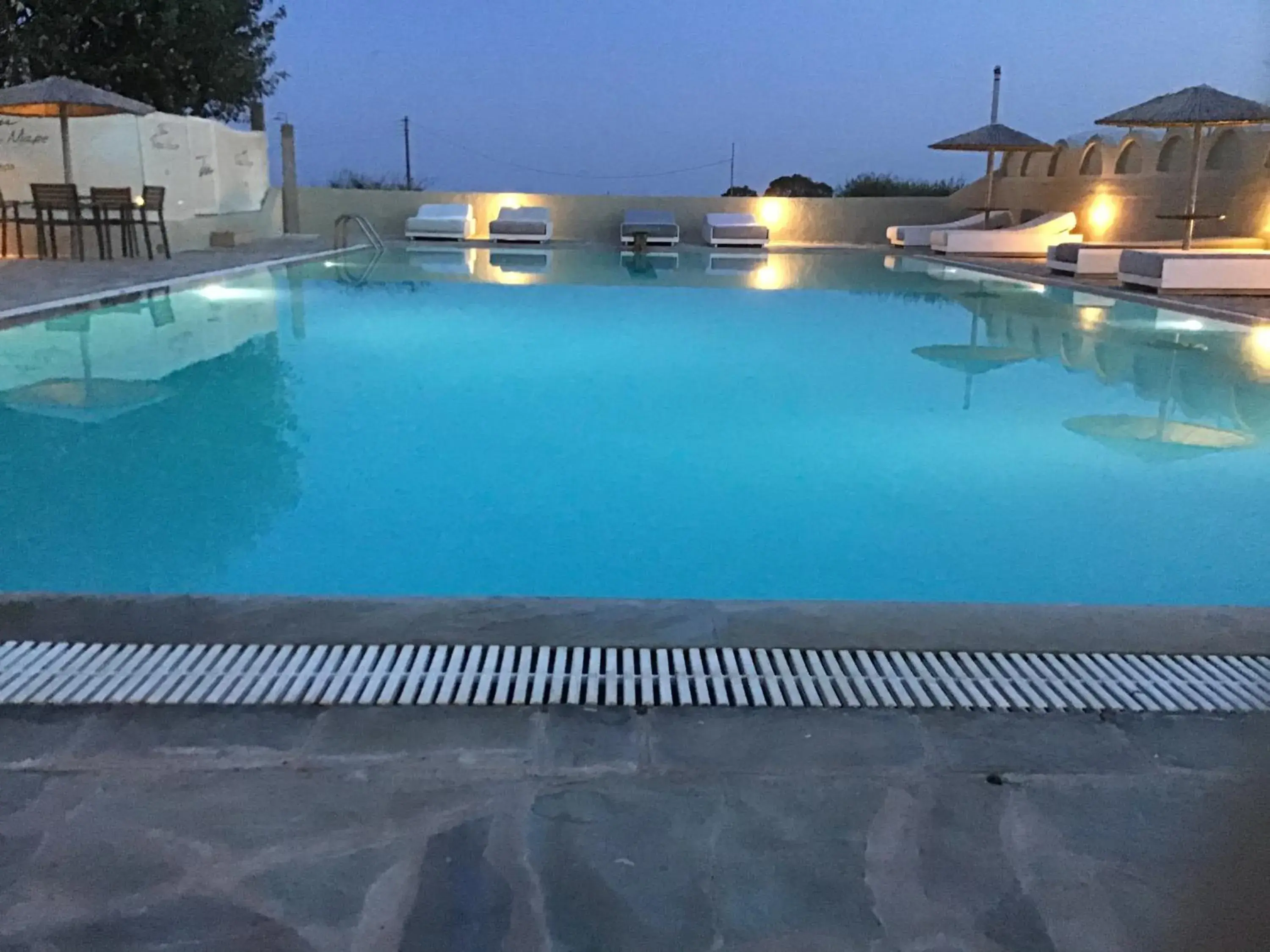 Swimming pool in Thera Mare Swimming pool in Thera Mare